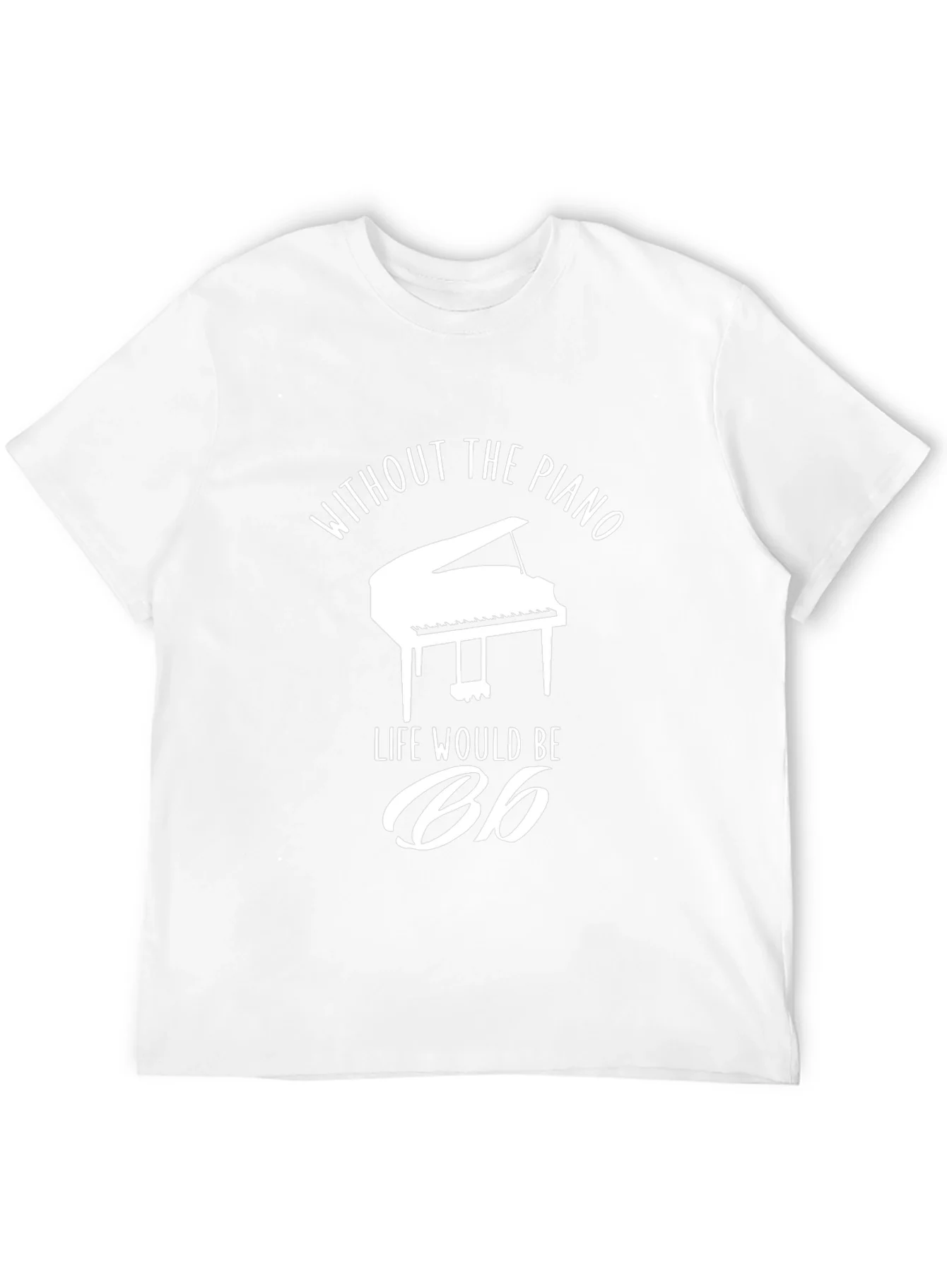 Rebbecca Piano Life Mens Black T-Shirt
