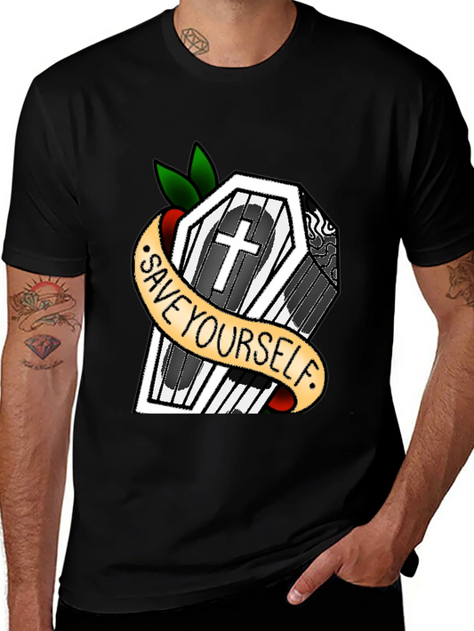 Rebbecca Save Yourself Coffin T-Shirt