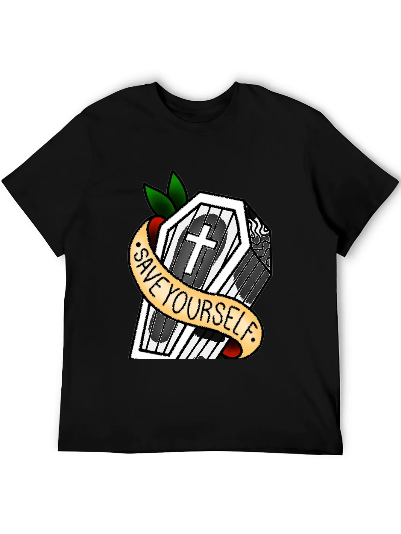 Rebbecca Save Yourself Coffin T-Shirt