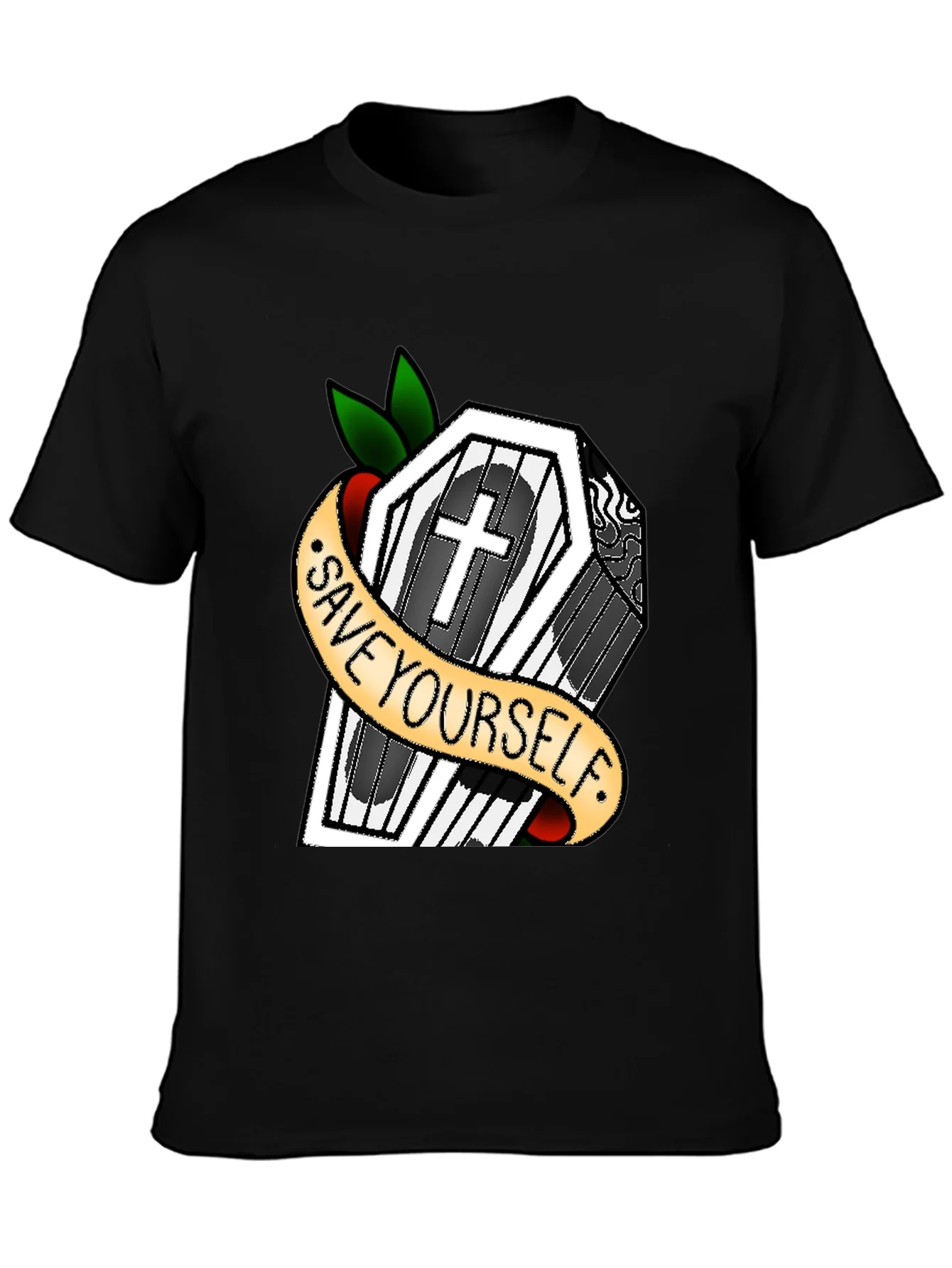 Rebbecca Save Yourself Coffin T-Shirt