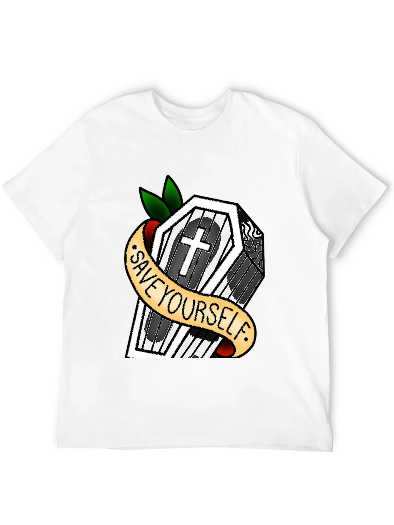 Rebbecca Save Yourself Coffin T-Shirt