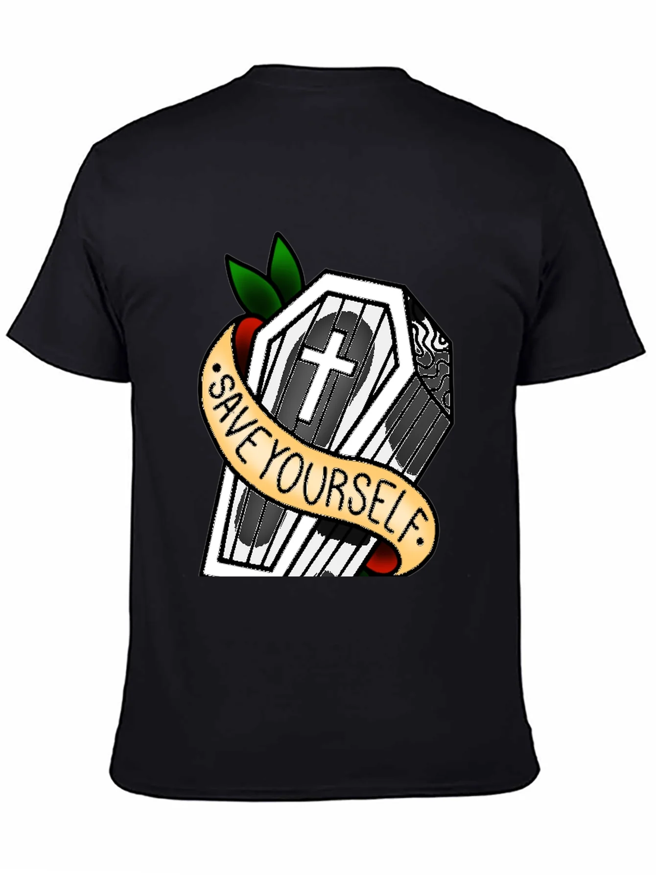 Rebbecca Save Yourself Coffin T-Shirt