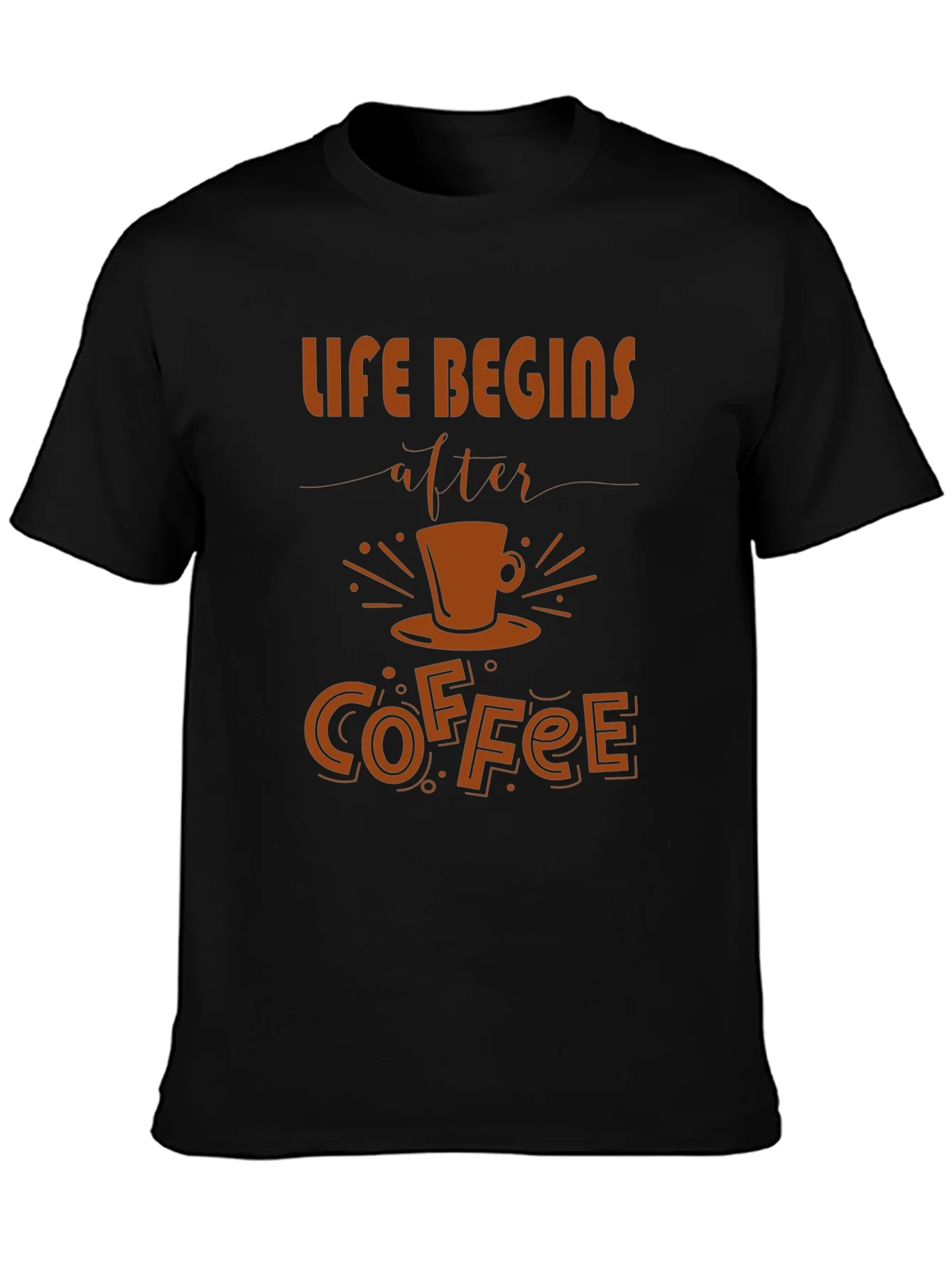Rebbecca Life Begins After Coffee Graphic Tee - Unisex