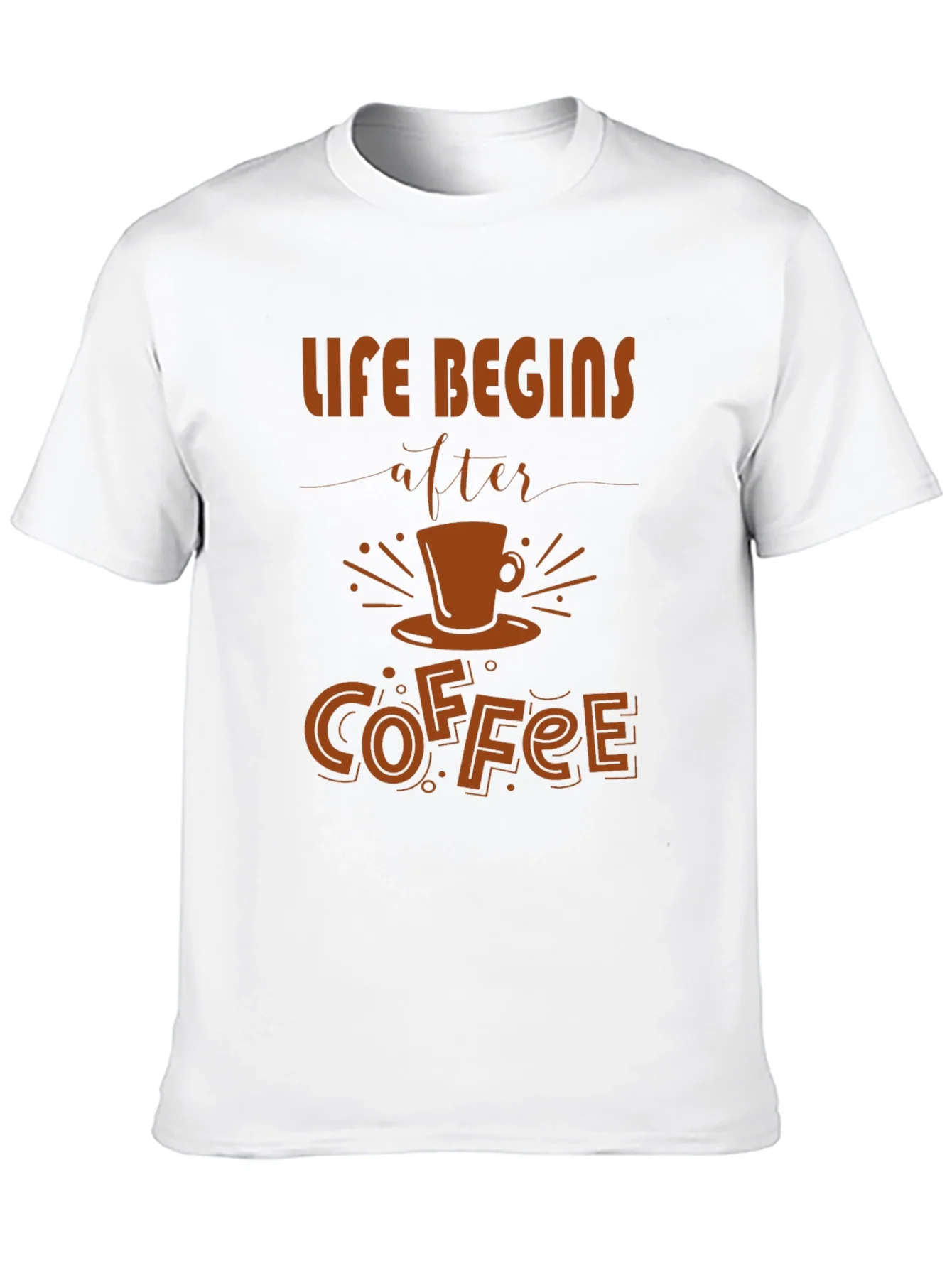 Rebbecca Life Begins After Coffee Graphic Tee - Unisex
