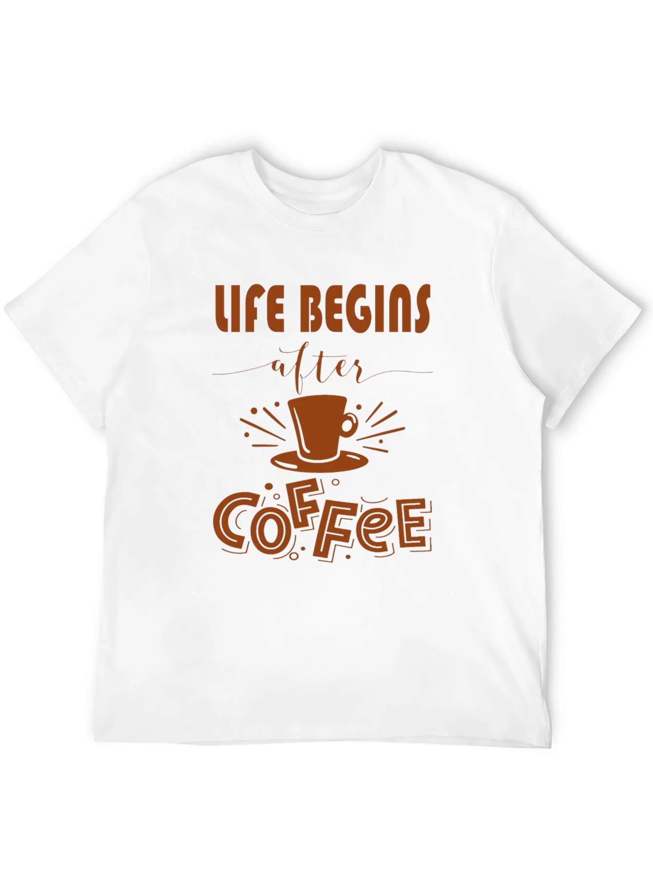 Rebbecca Life Begins After Coffee Graphic Tee - Unisex
