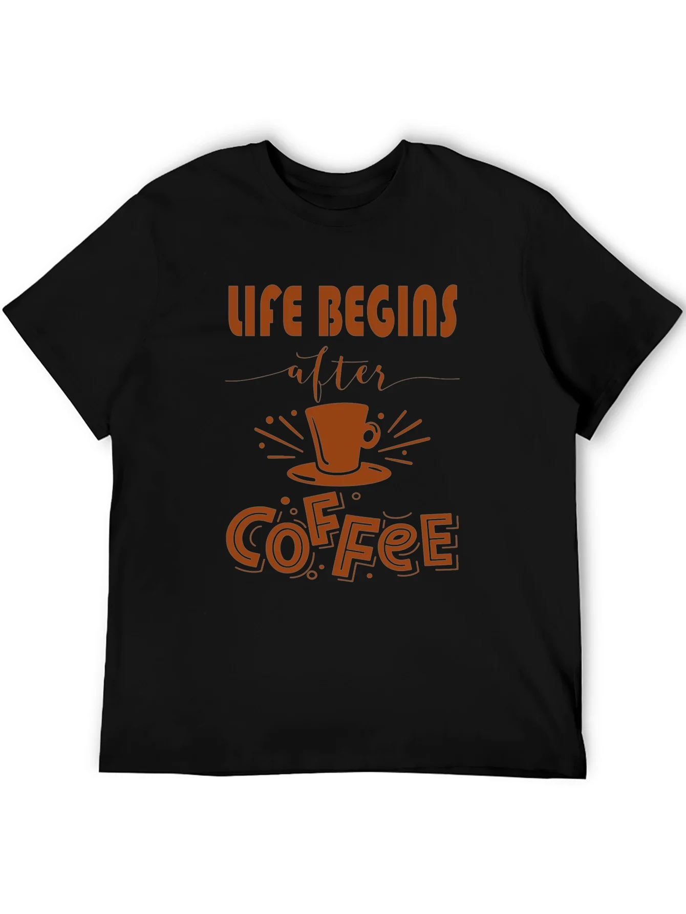 Rebbecca Life Begins After Coffee Graphic Tee - Unisex