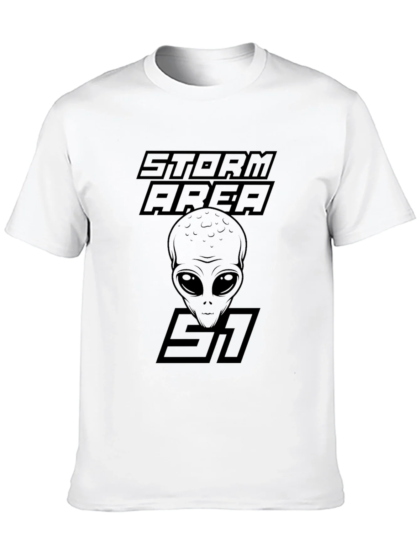 Camiseta Negra ¨¢rea 51 - Storm Area 51