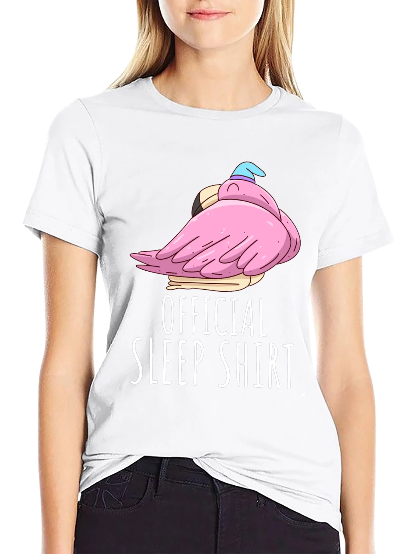 Rebbecca Official Sleep Shirt Funny Flamingo Tee