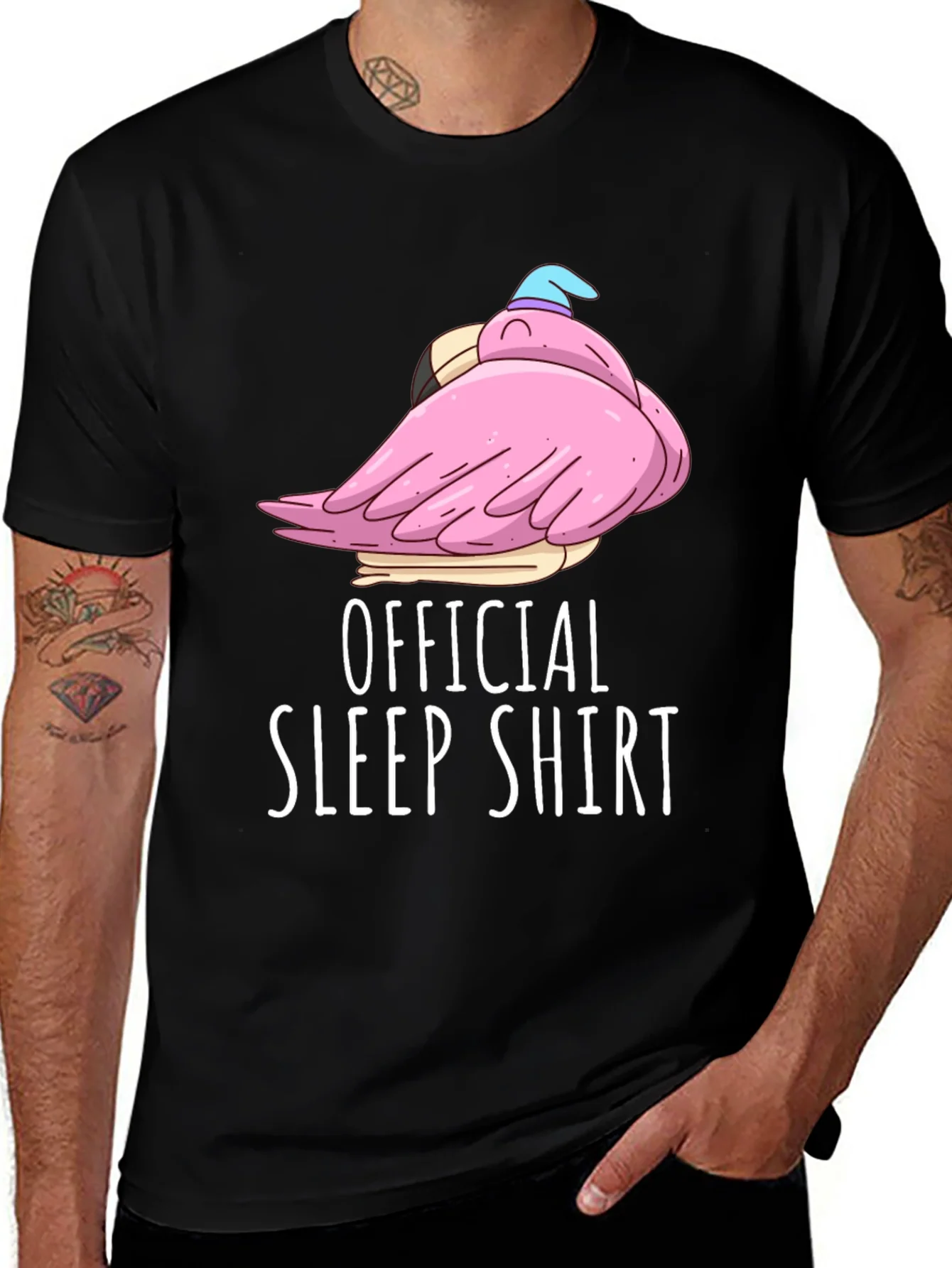 Rebbecca Official Sleep Shirt Funny Flamingo Tee