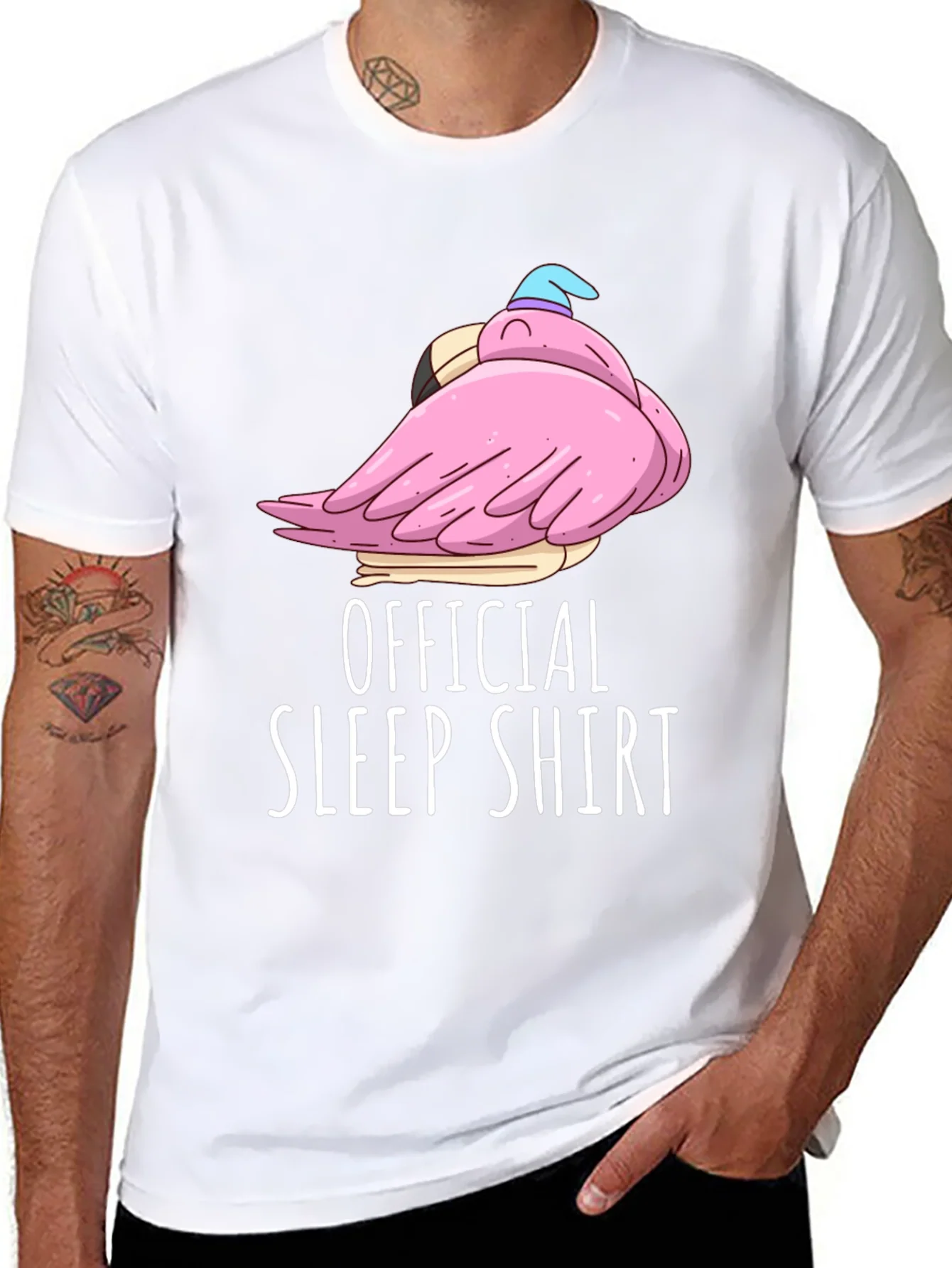 Rebbecca Official Sleep Shirt Funny Flamingo Tee