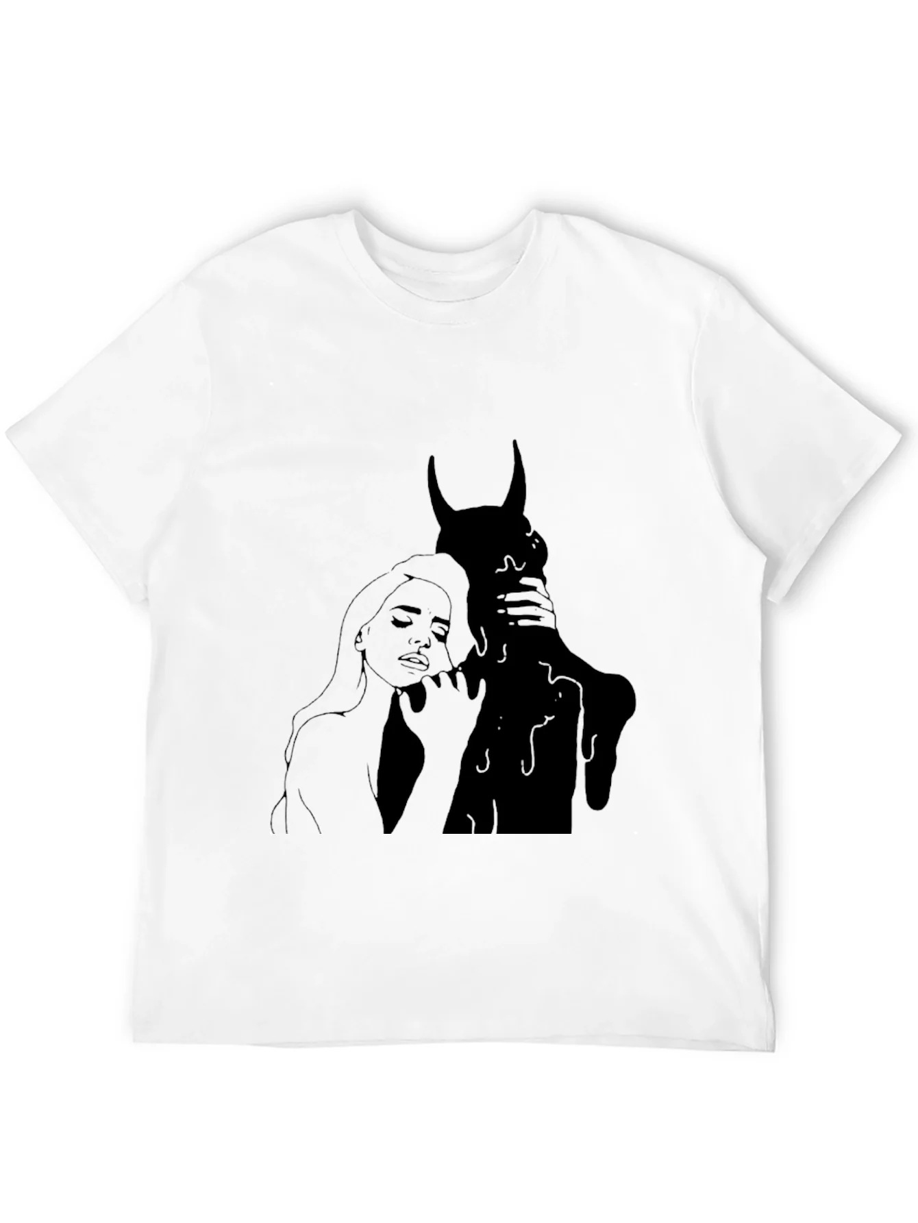 Rebbecca Dark Embrace Graphic Tee - Gothic Style