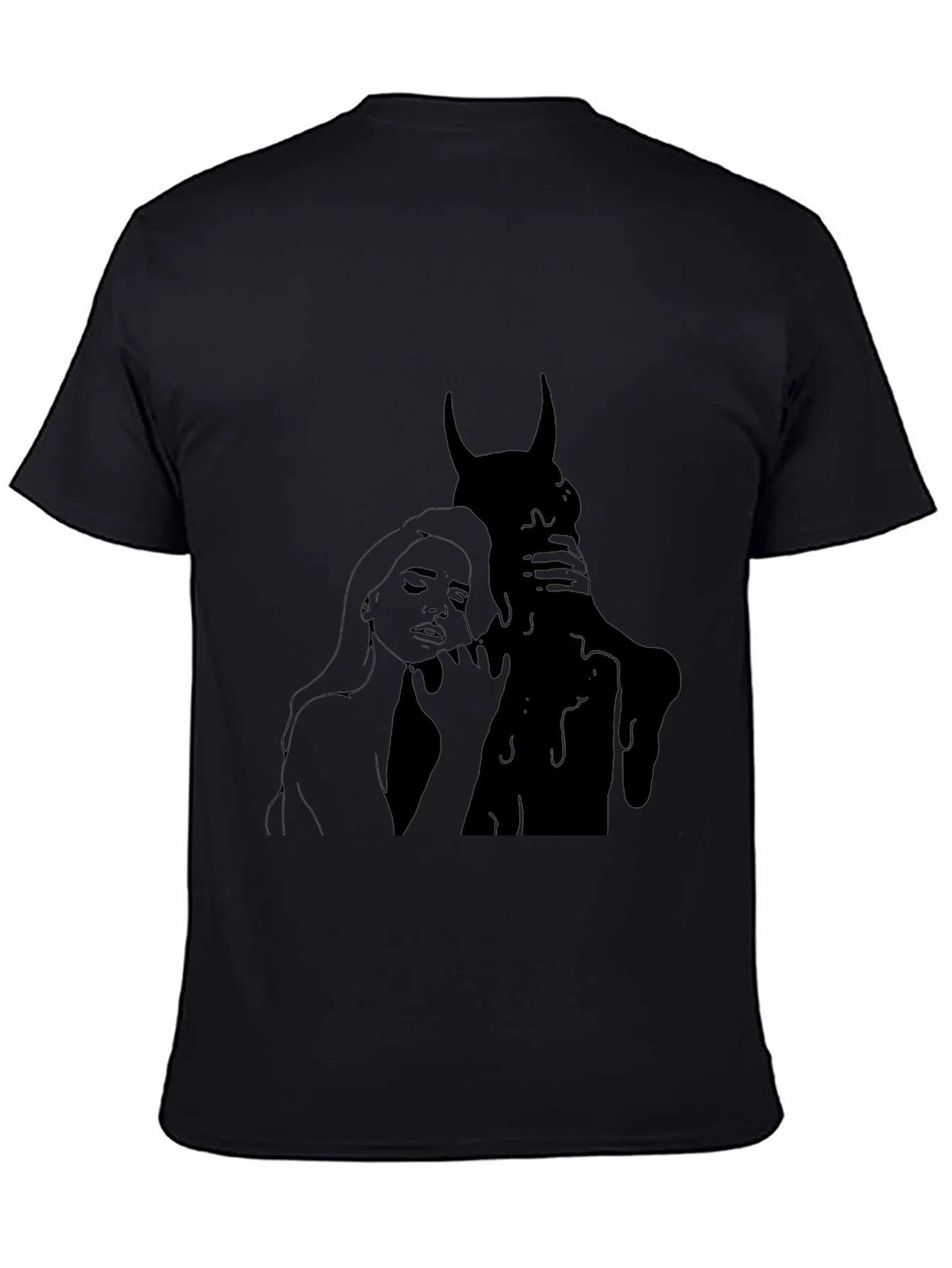 Rebbecca Dark Embrace Graphic Tee - Gothic Style