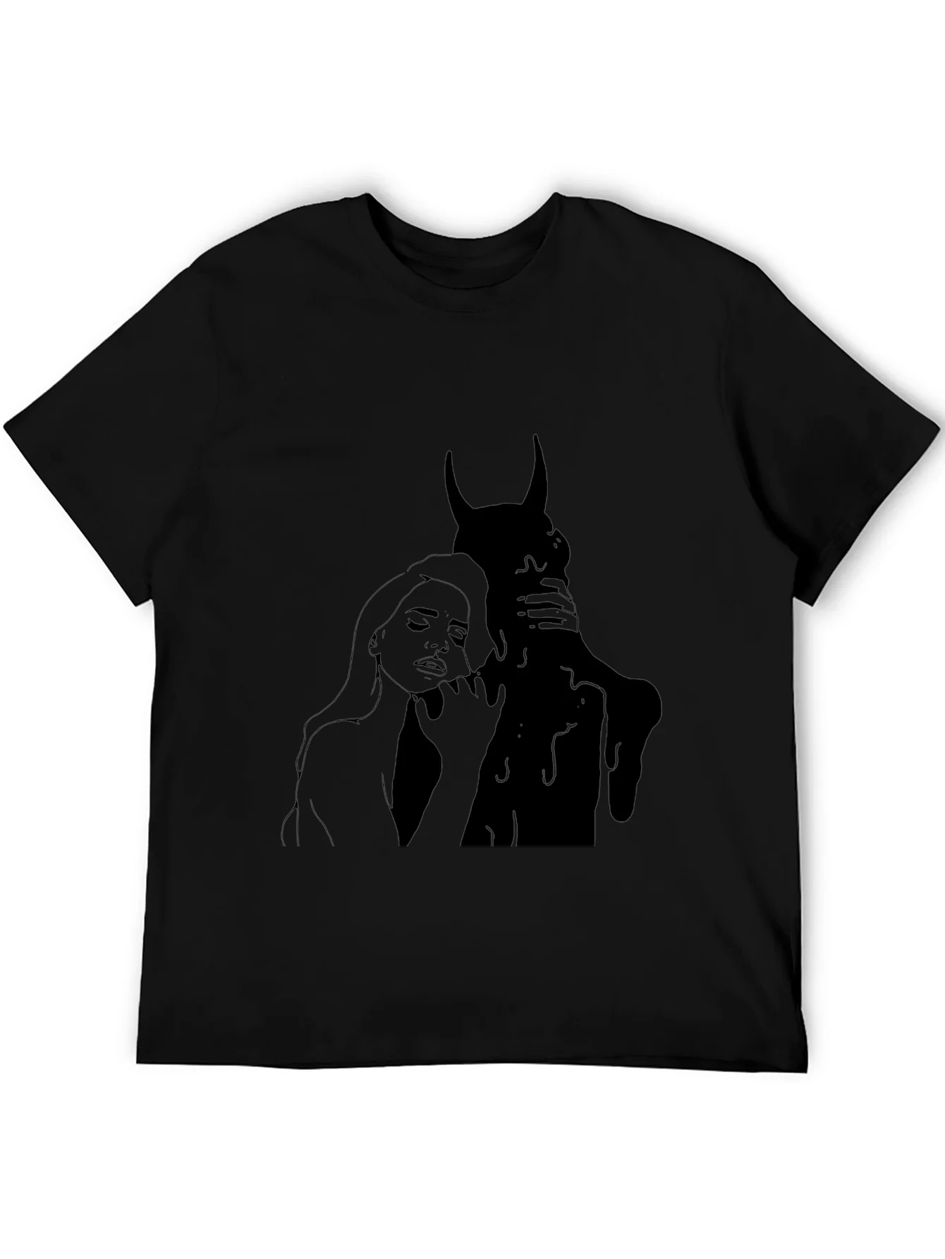 Rebbecca Dark Embrace Graphic Tee - Gothic Style