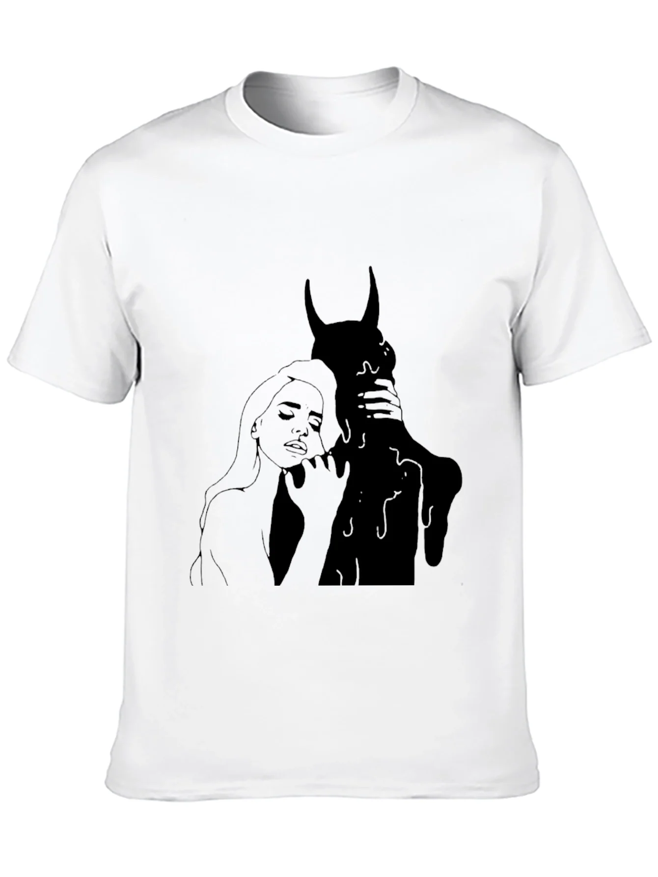 Rebbecca Dark Embrace Graphic Tee - Gothic Style