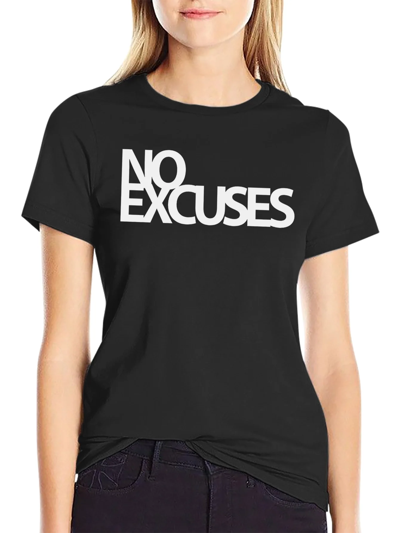 Camiseta Hombre Negra - Sin Excusas