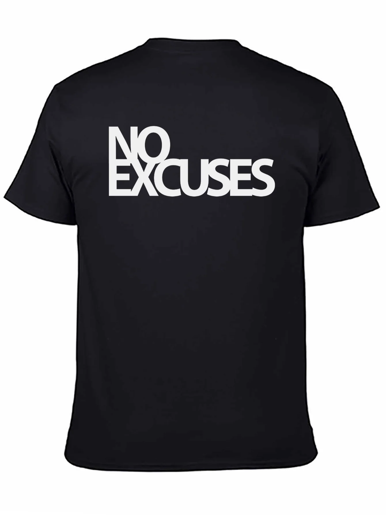 Camiseta Hombre Negra - Sin Excusas
