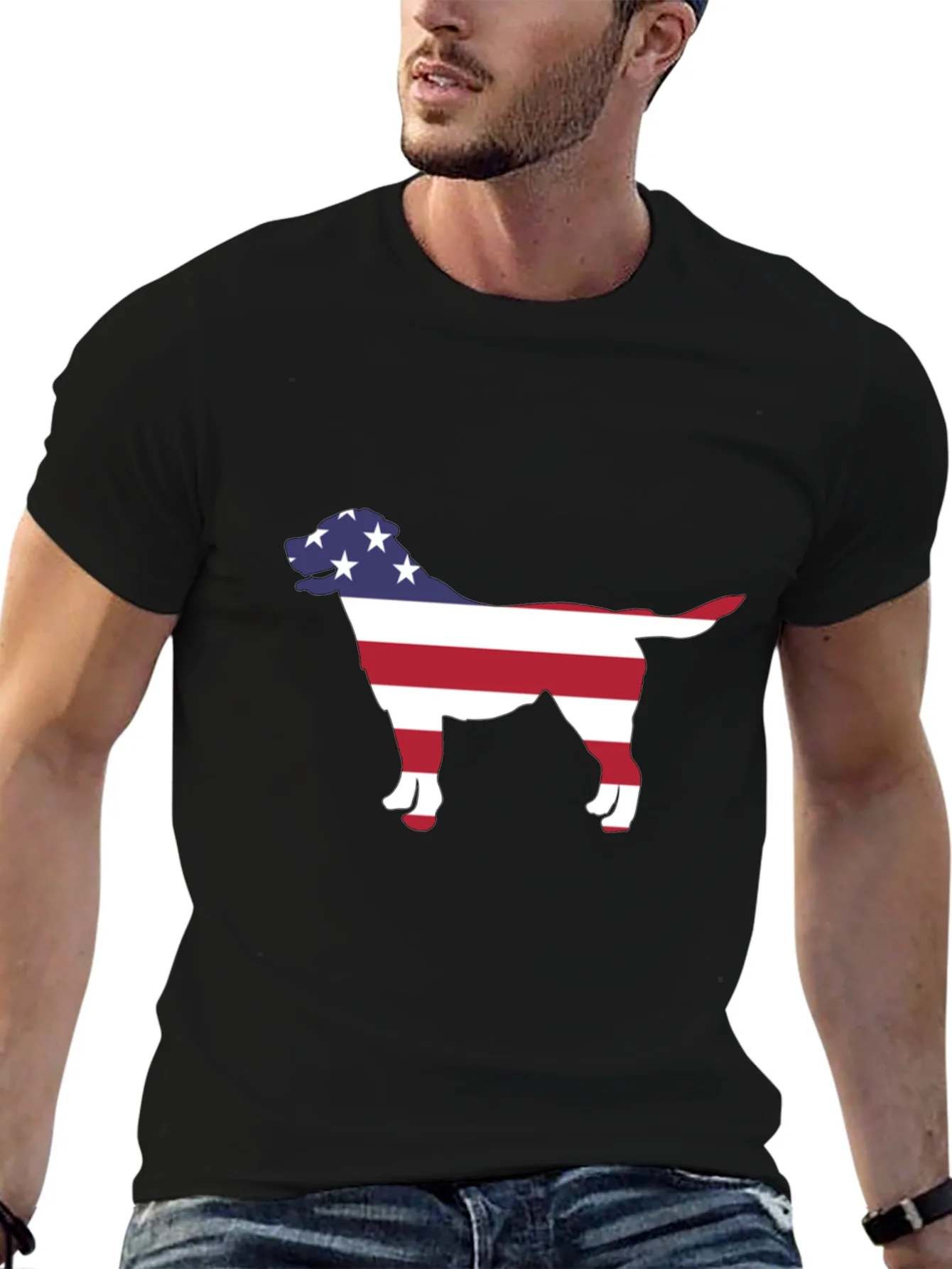 Rebbecca American Dog Silhouette T-Shirt