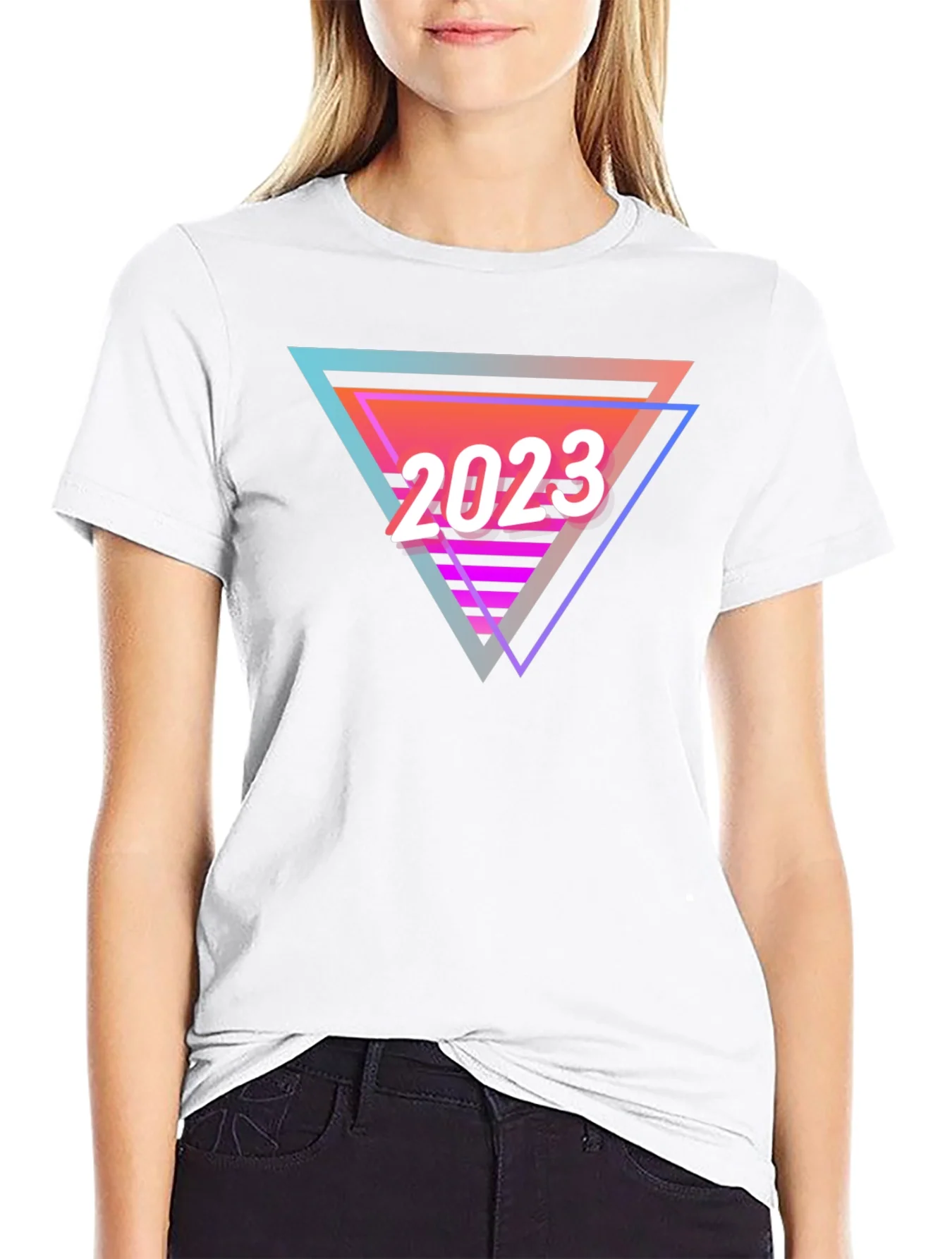 Camiseta Negra Retro 2023