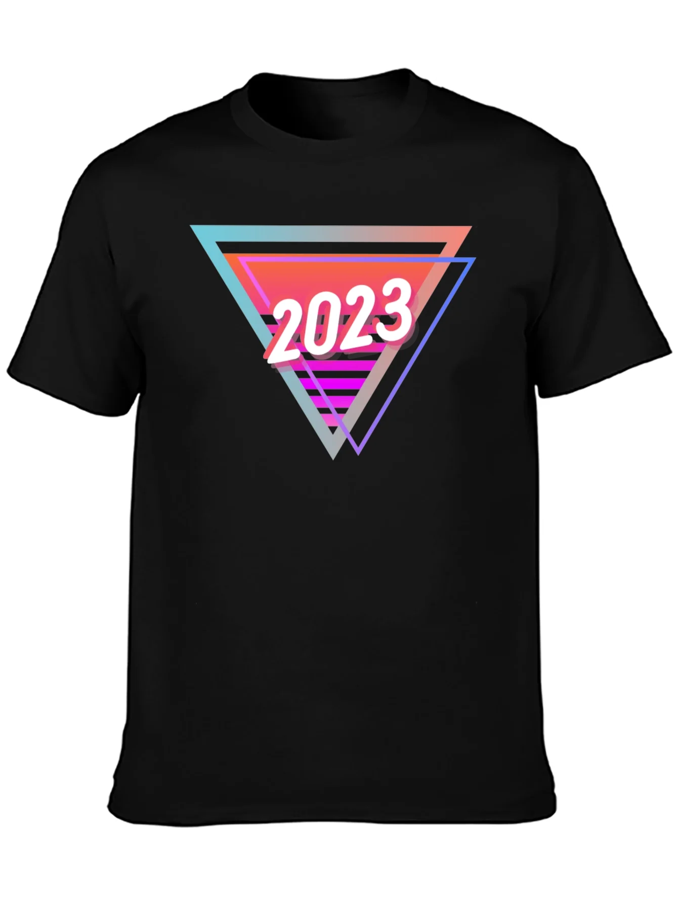 Camiseta Negra Retro 2023