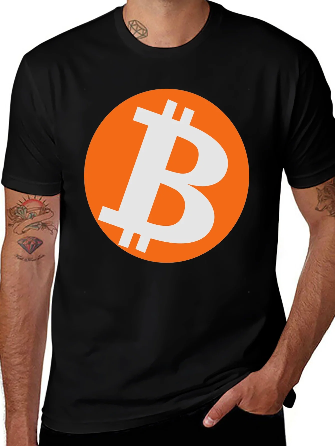 Rebbecca Bitcoin Logo T-Shirt - Cryptocurrency Fashion