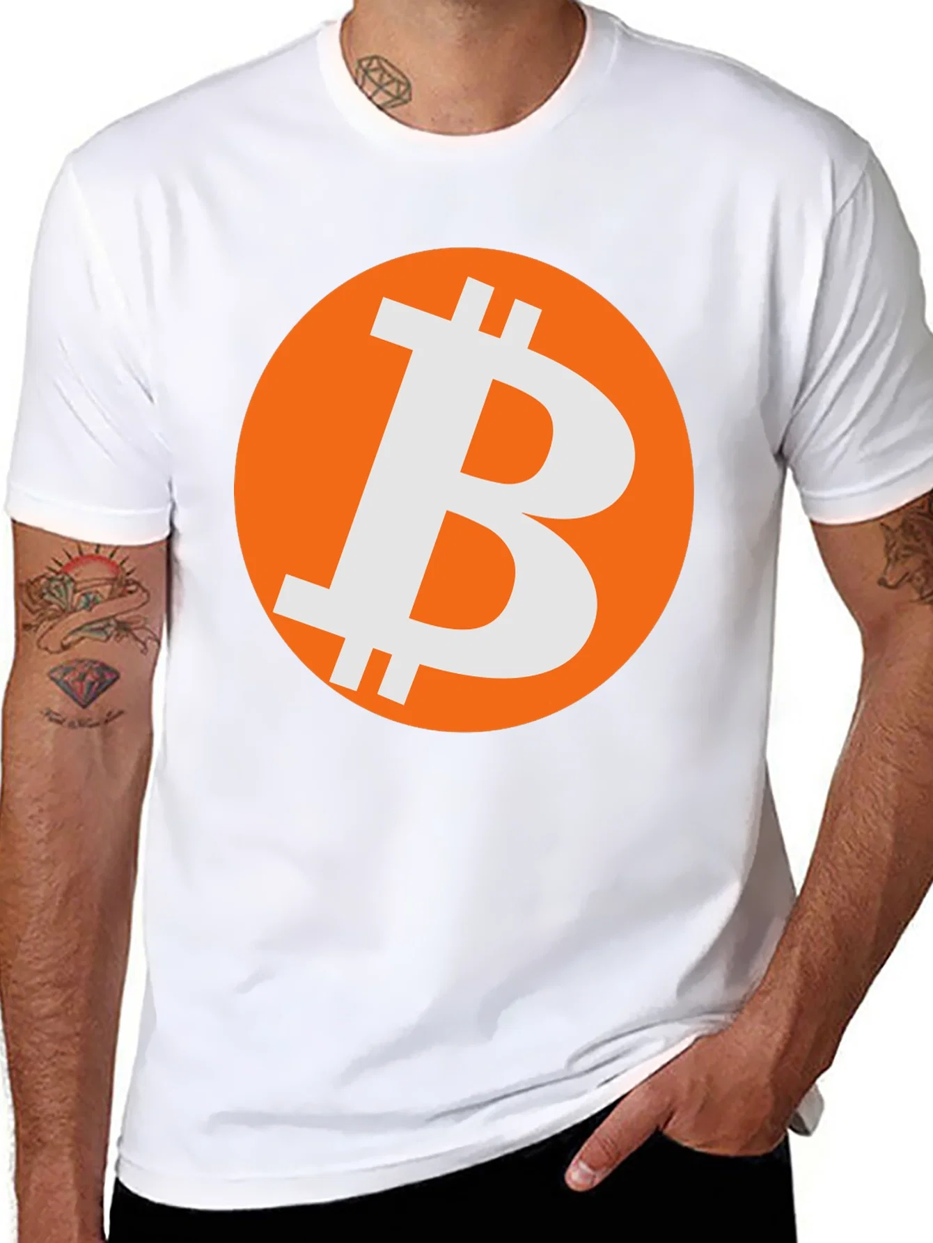 Rebbecca Bitcoin Logo T-Shirt - Cryptocurrency Fashion