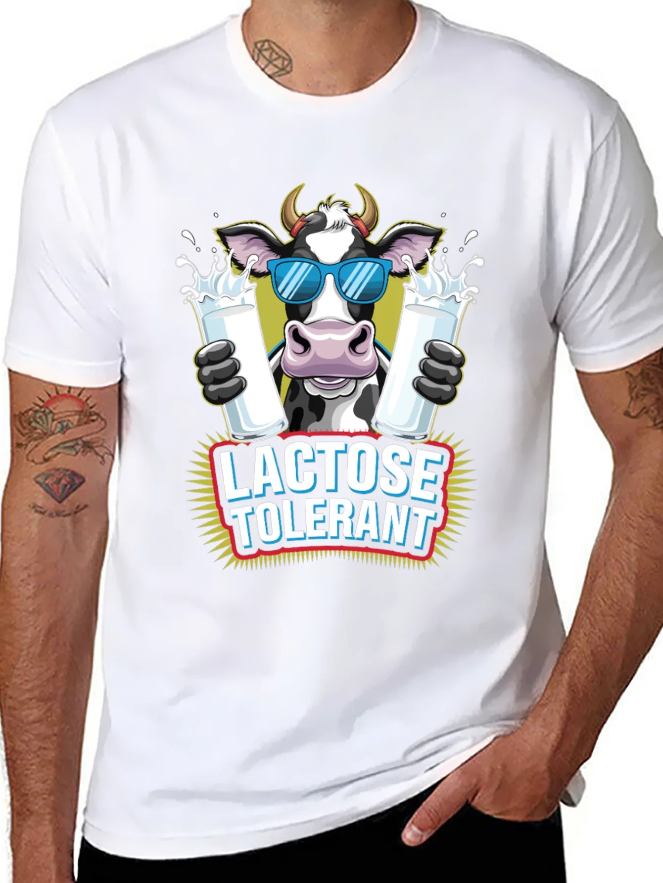 Rebbecca Lactose Tolerant Cow Graphic Tee