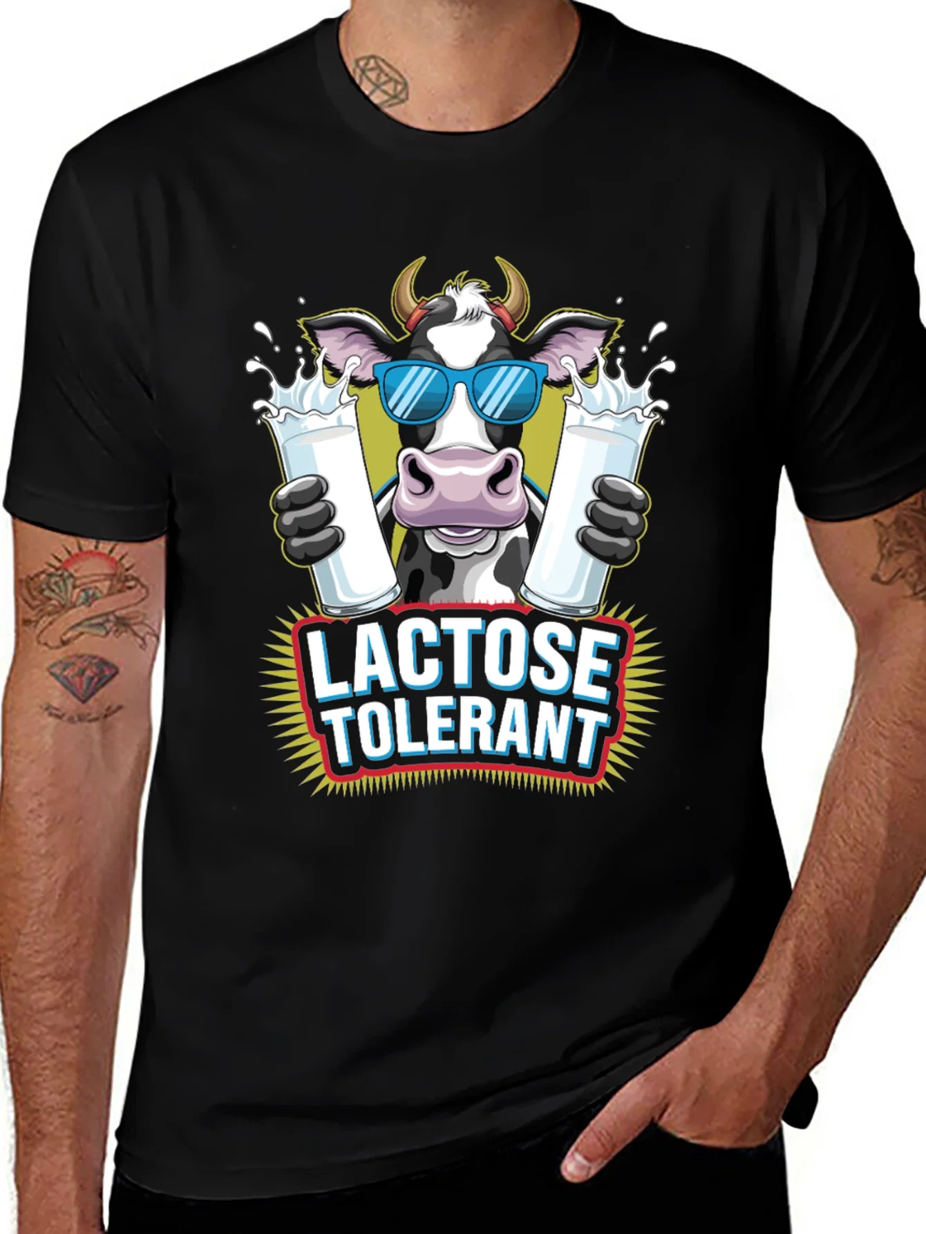 Rebbecca Lactose Tolerant Cow Graphic Tee
