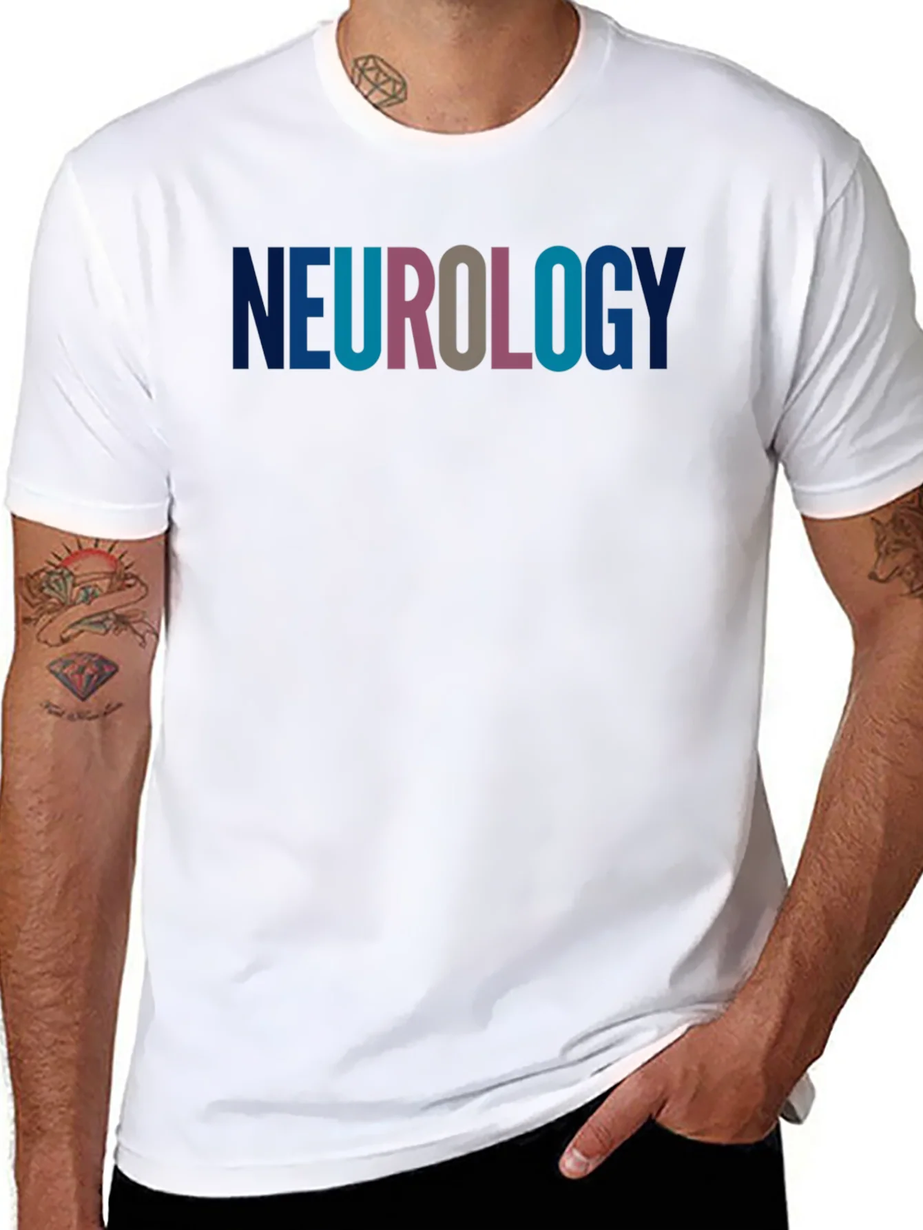 Rebbecca Neurology Graphic Tee - Stylish Medical Profession Apparel