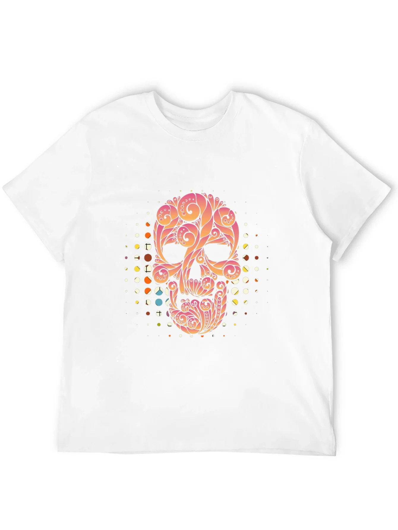 Rebbecca Ornate Skull Graphic Tee - Black T-Shirt