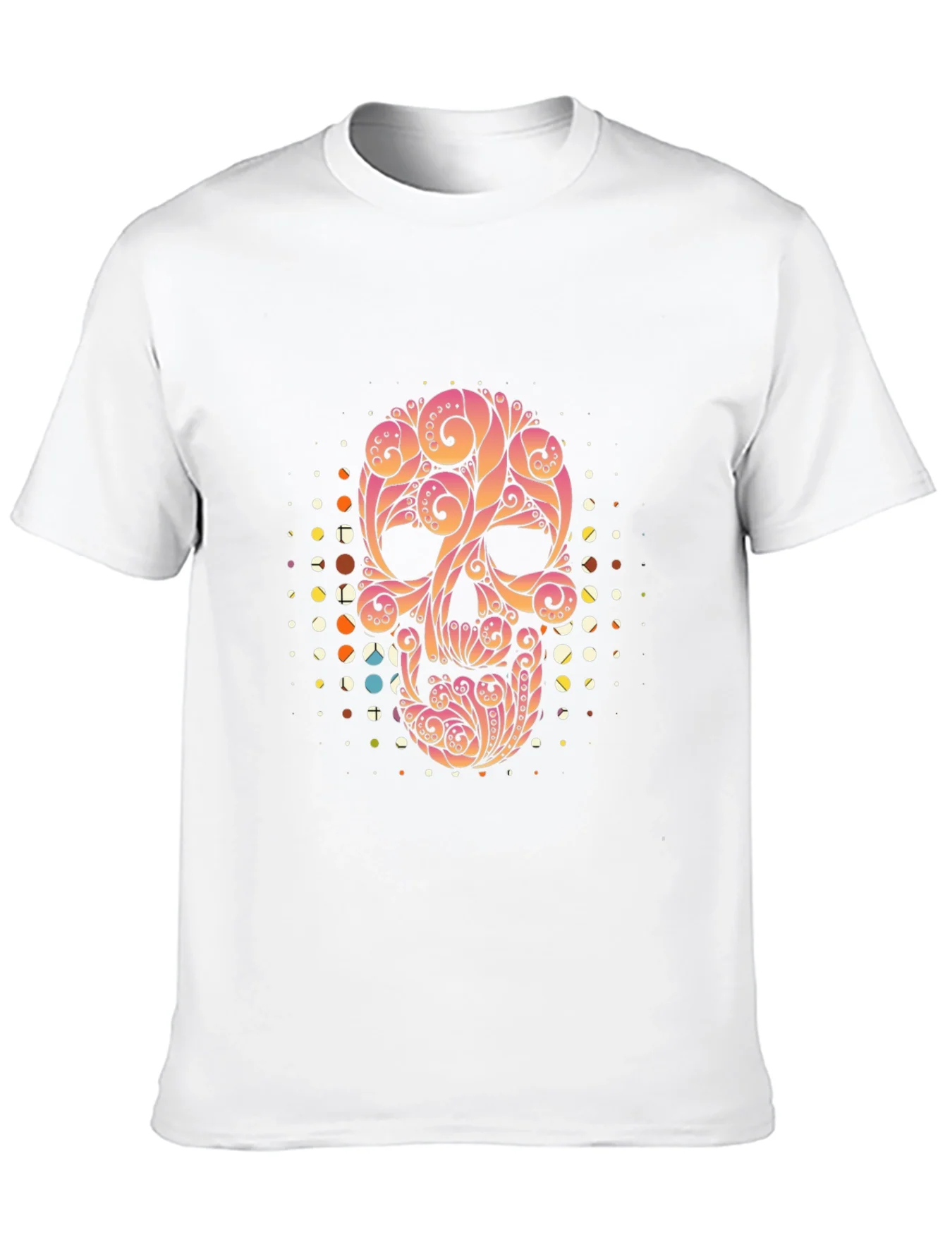 Rebbecca Ornate Skull Graphic Tee - Black T-Shirt