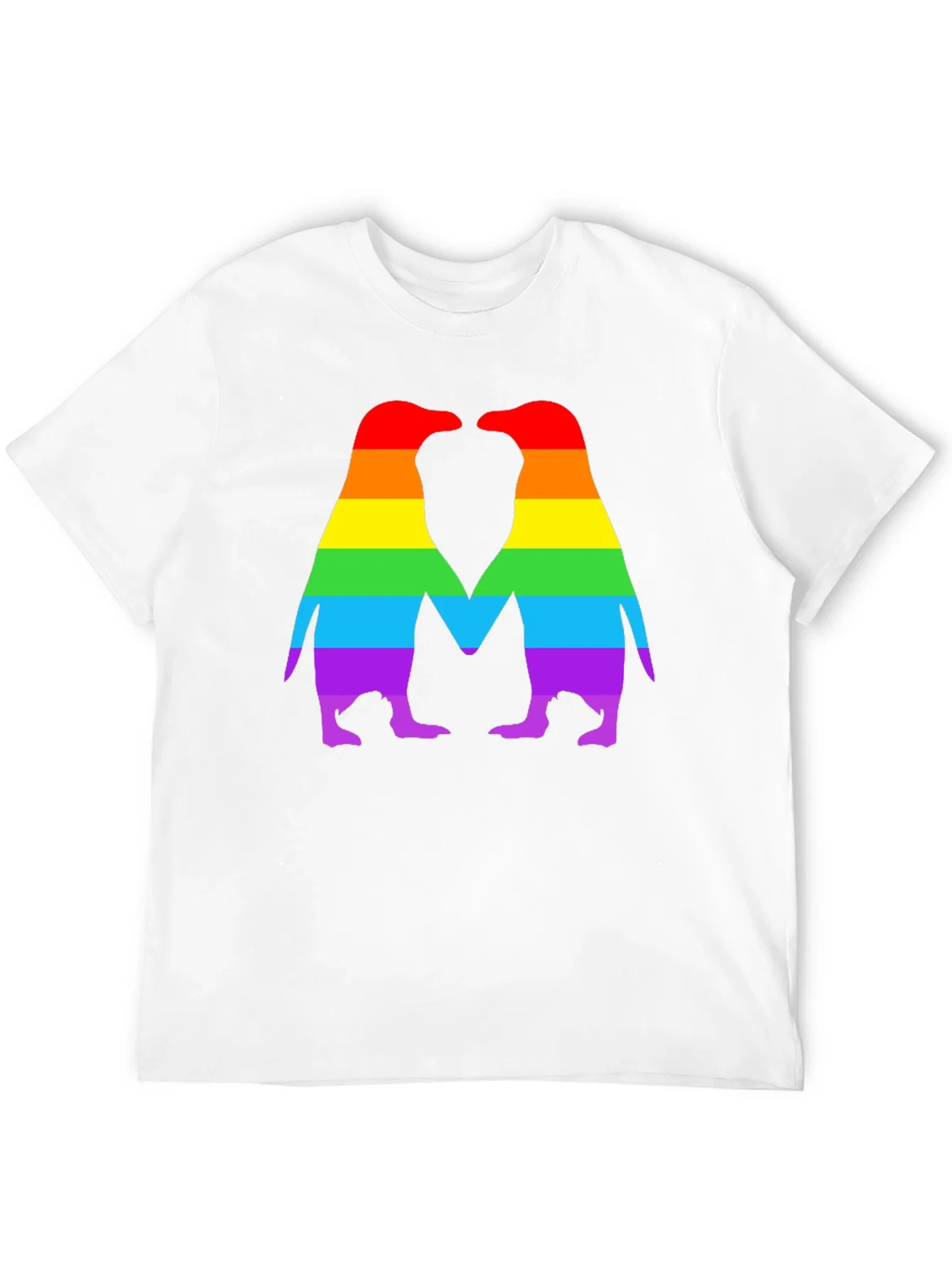 Rebbecca Rainbow Penguin Love T-Shirt - Pride Apparel