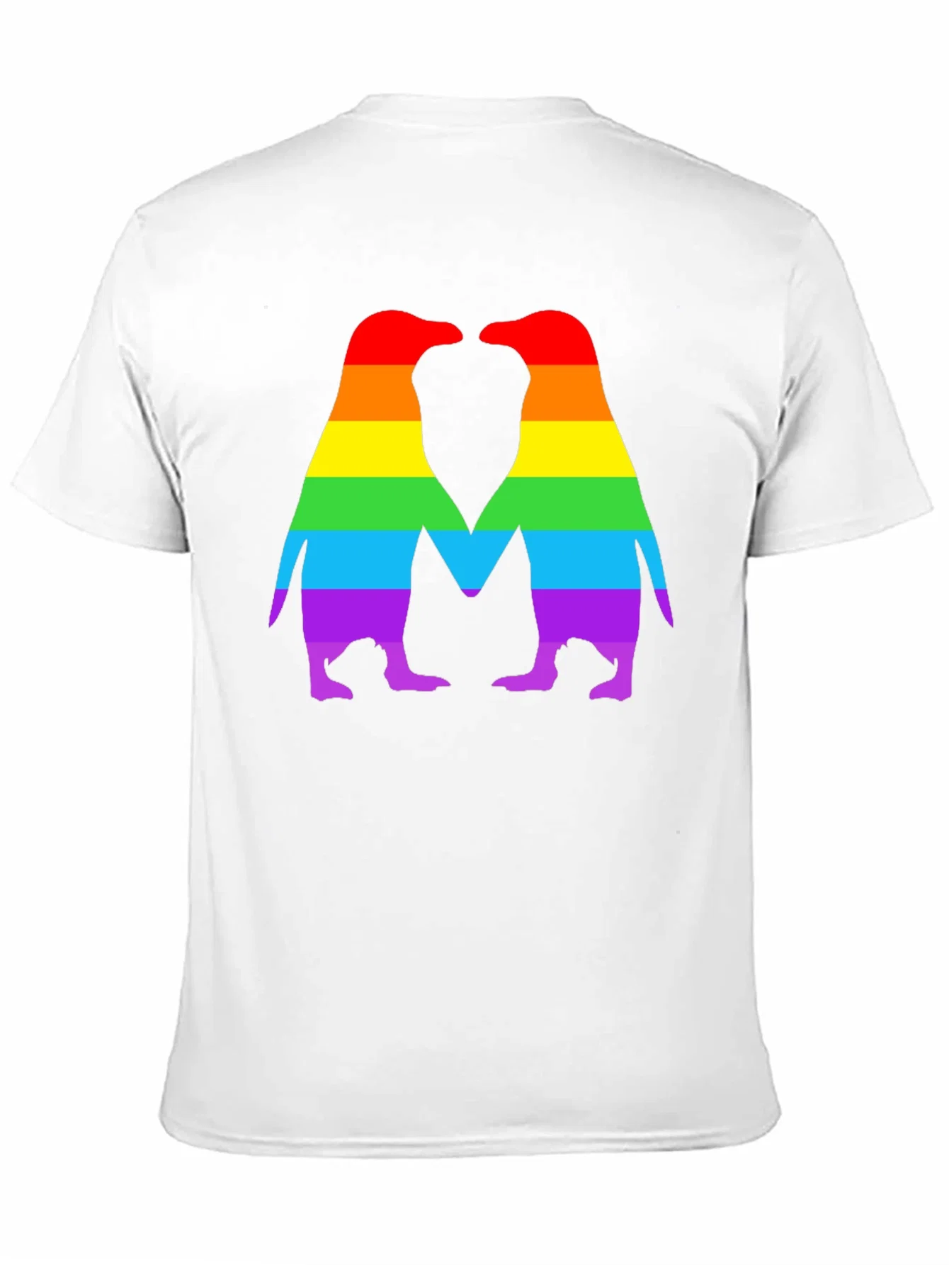 Rebbecca Rainbow Penguin Love T-Shirt - Pride Apparel