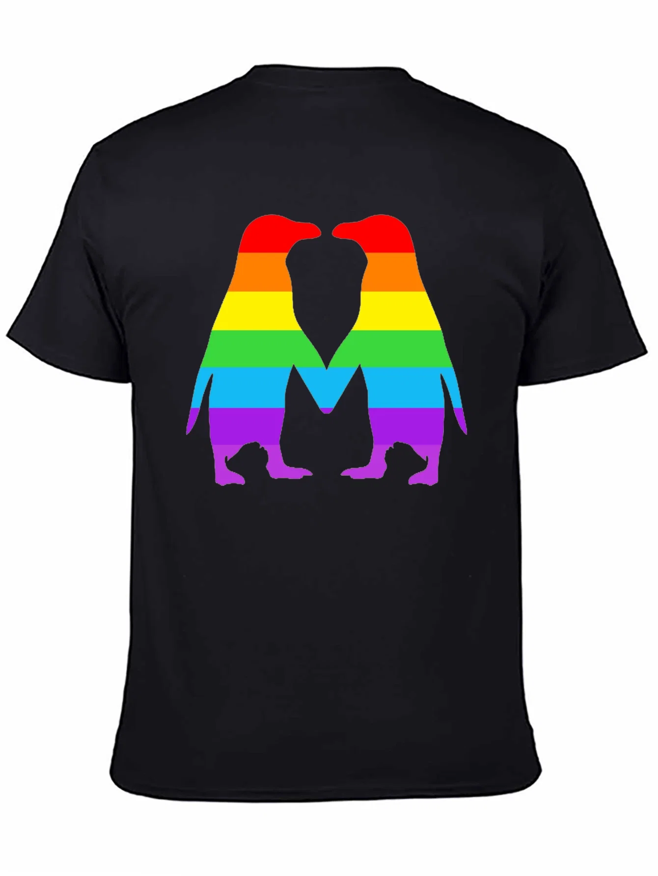 Rebbecca Rainbow Penguin Love T-Shirt - Pride Apparel