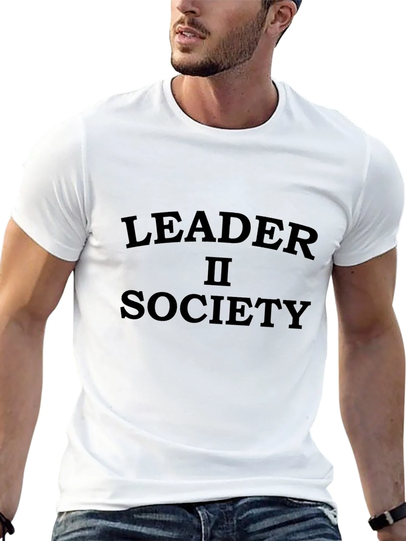 Camiseta Negra Leader II Society Casual Hombre