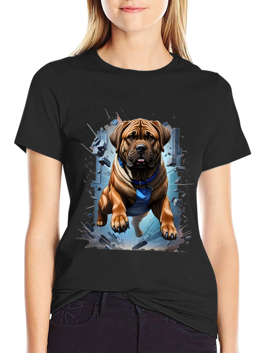 Rebbecca Dog Graphic Tee - Unleash Your Style