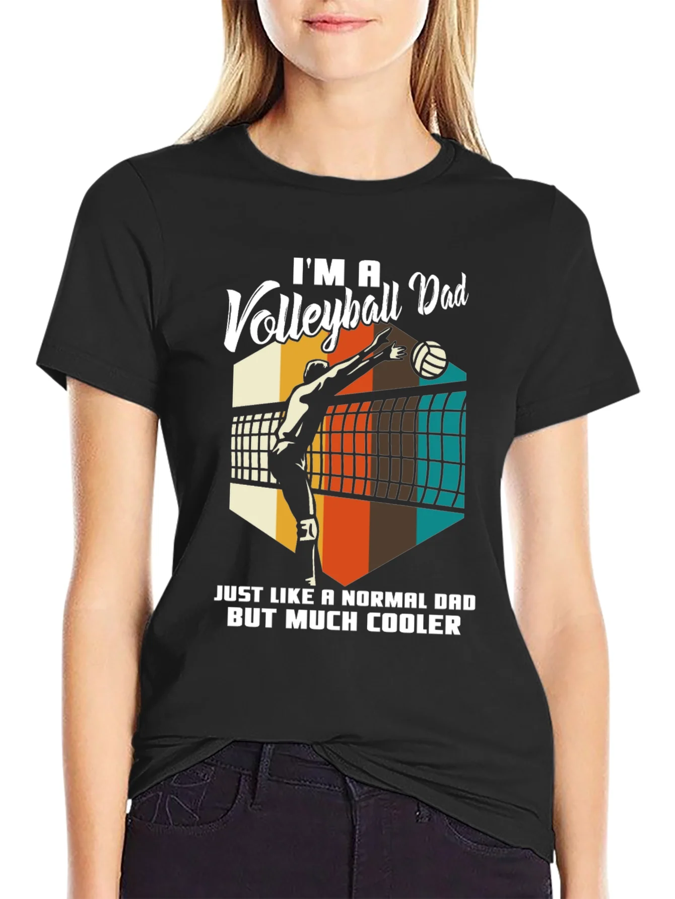 Rebbecca Volleyball Dad T-Shirt - Cool Dad Edition