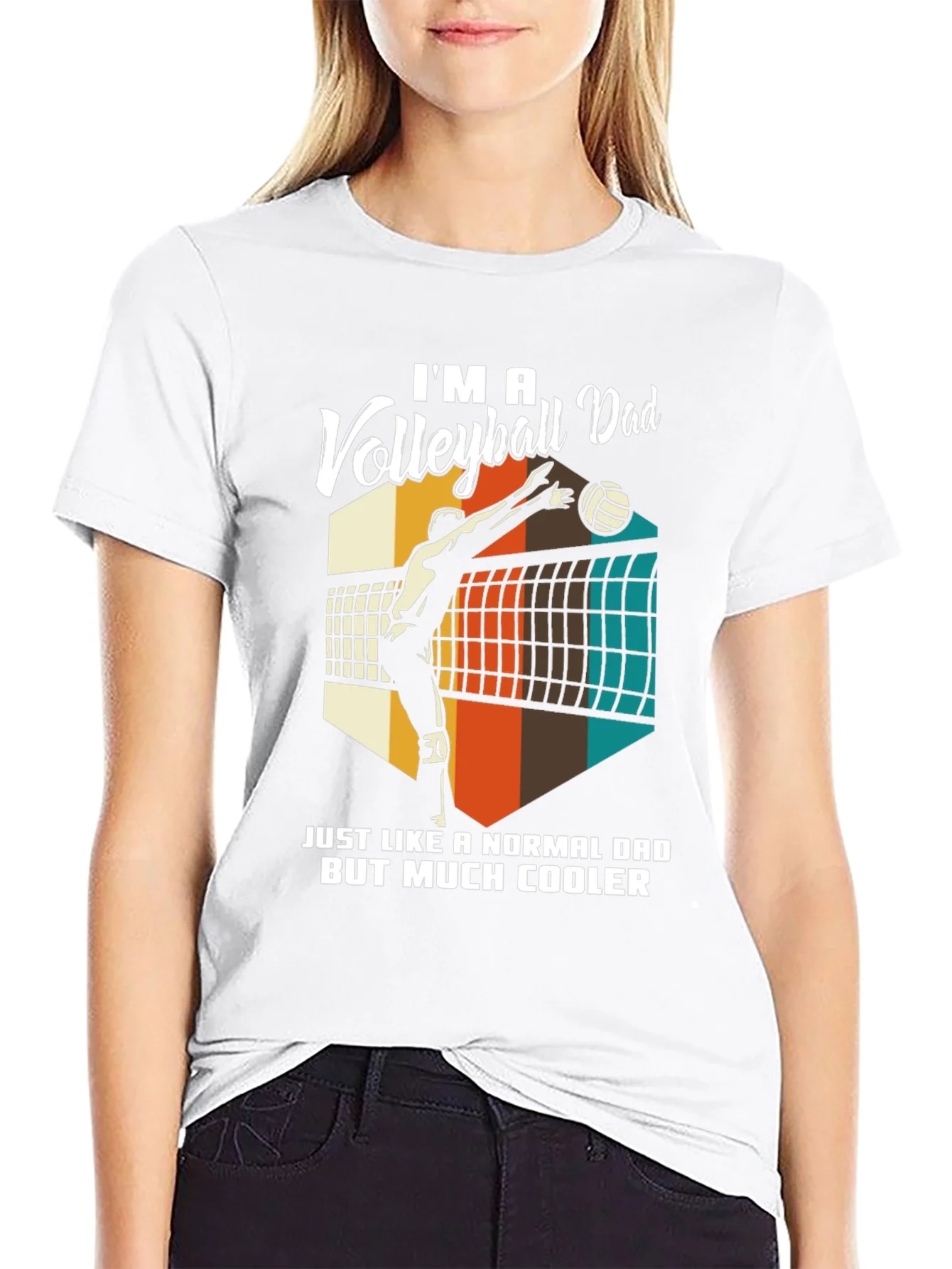Rebbecca Volleyball Dad T-Shirt - Cool Dad Edition