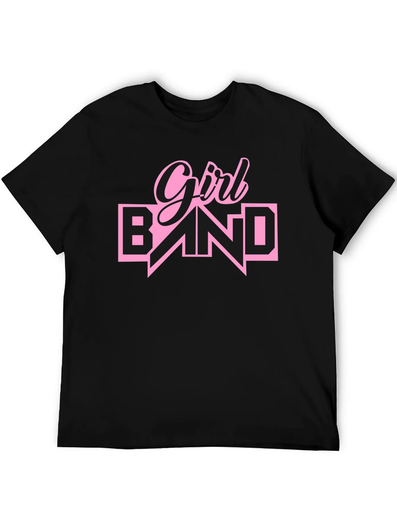 Camiseta Negra Girl Band para Hombre