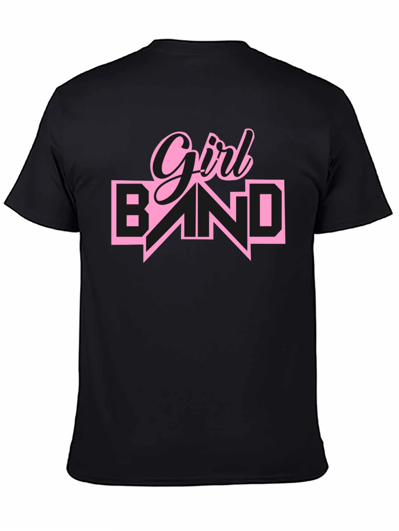 Camiseta Negra Girl Band para Hombre