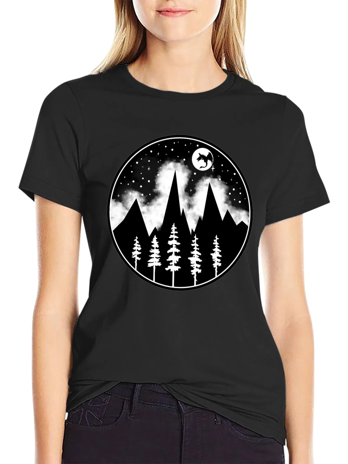 Rebbecca Mountain & Trees Graphic Tee