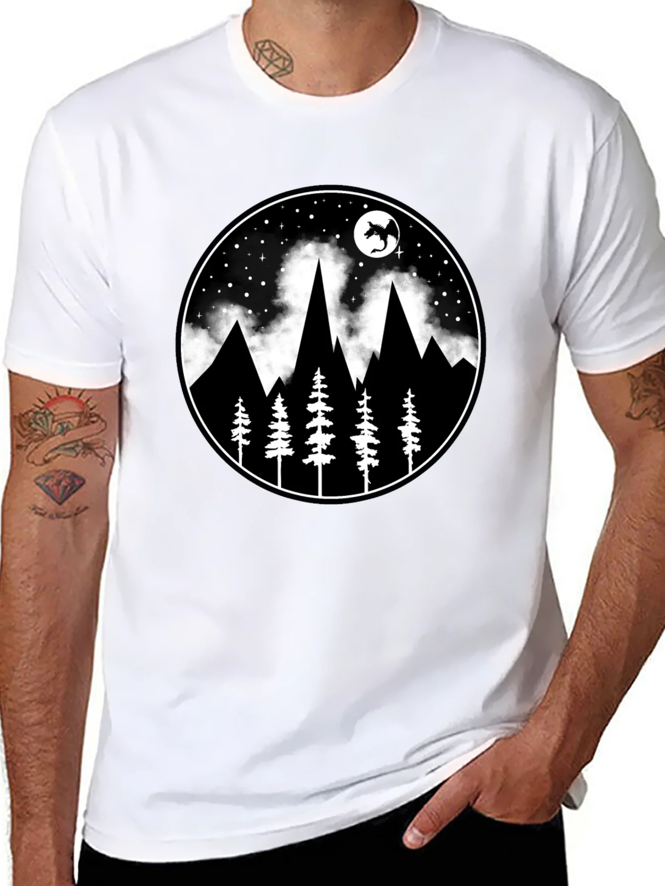 Rebbecca Mountain & Trees Graphic Tee