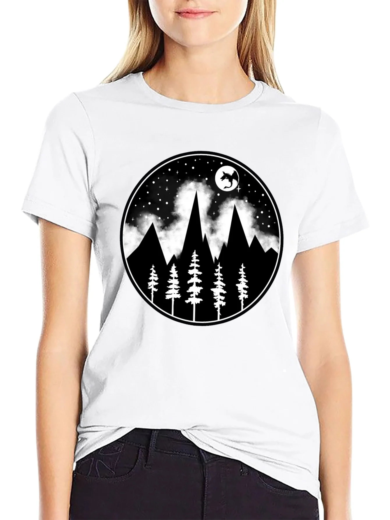 Rebbecca Mountain & Trees Graphic Tee