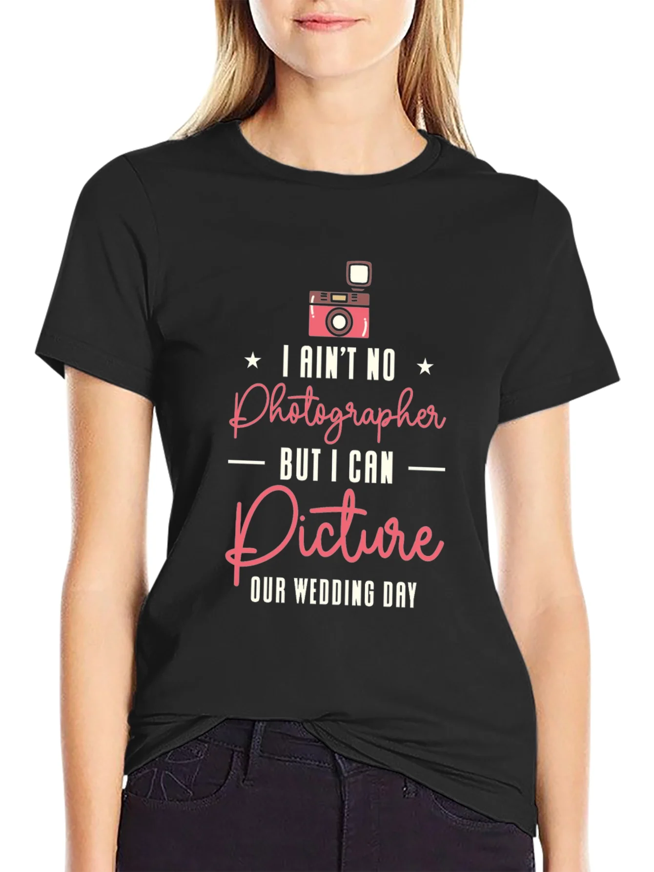 Rebbecca Funny Wedding Photographer T-Shirt