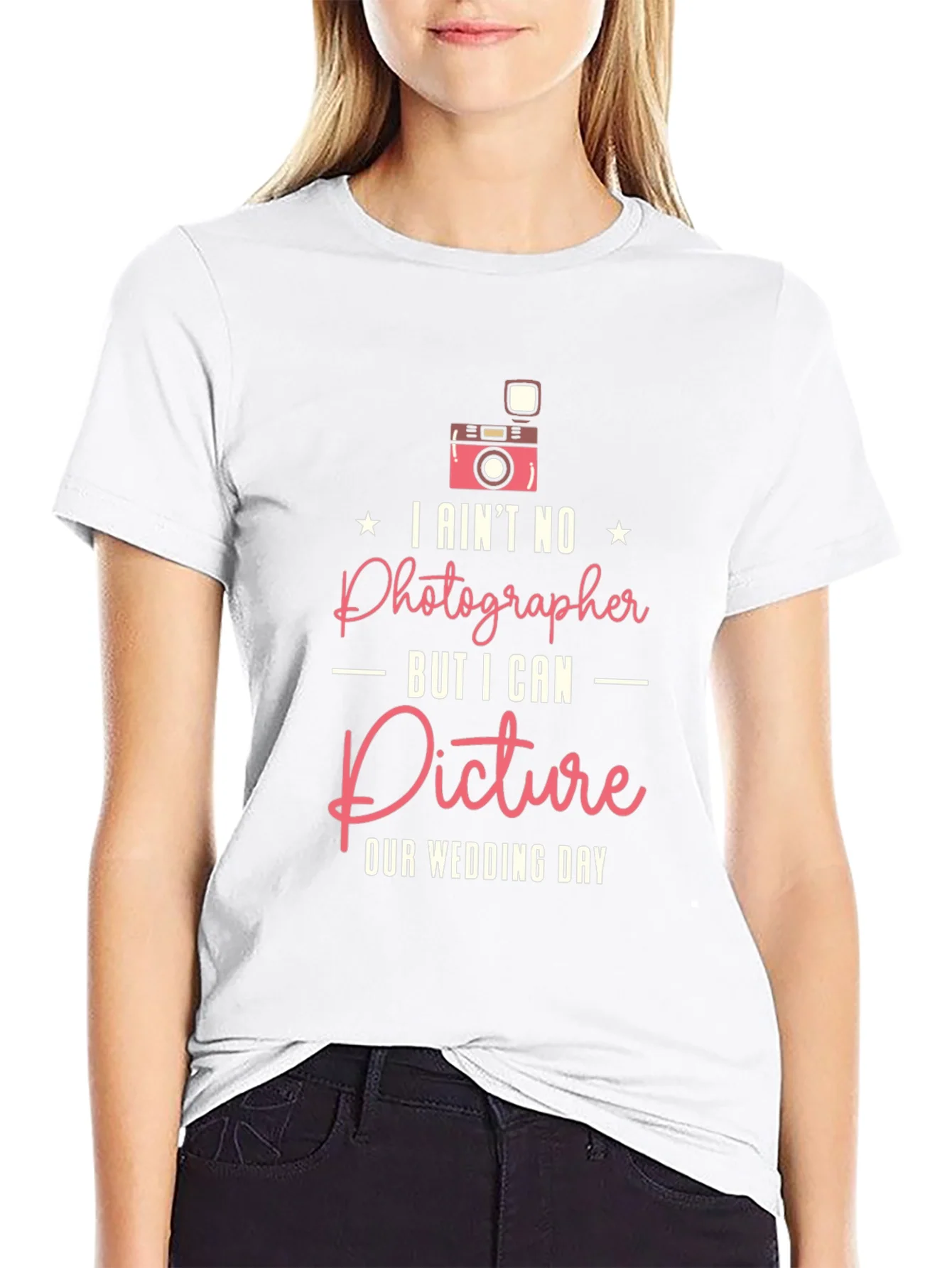 Rebbecca Funny Wedding Photographer T-Shirt