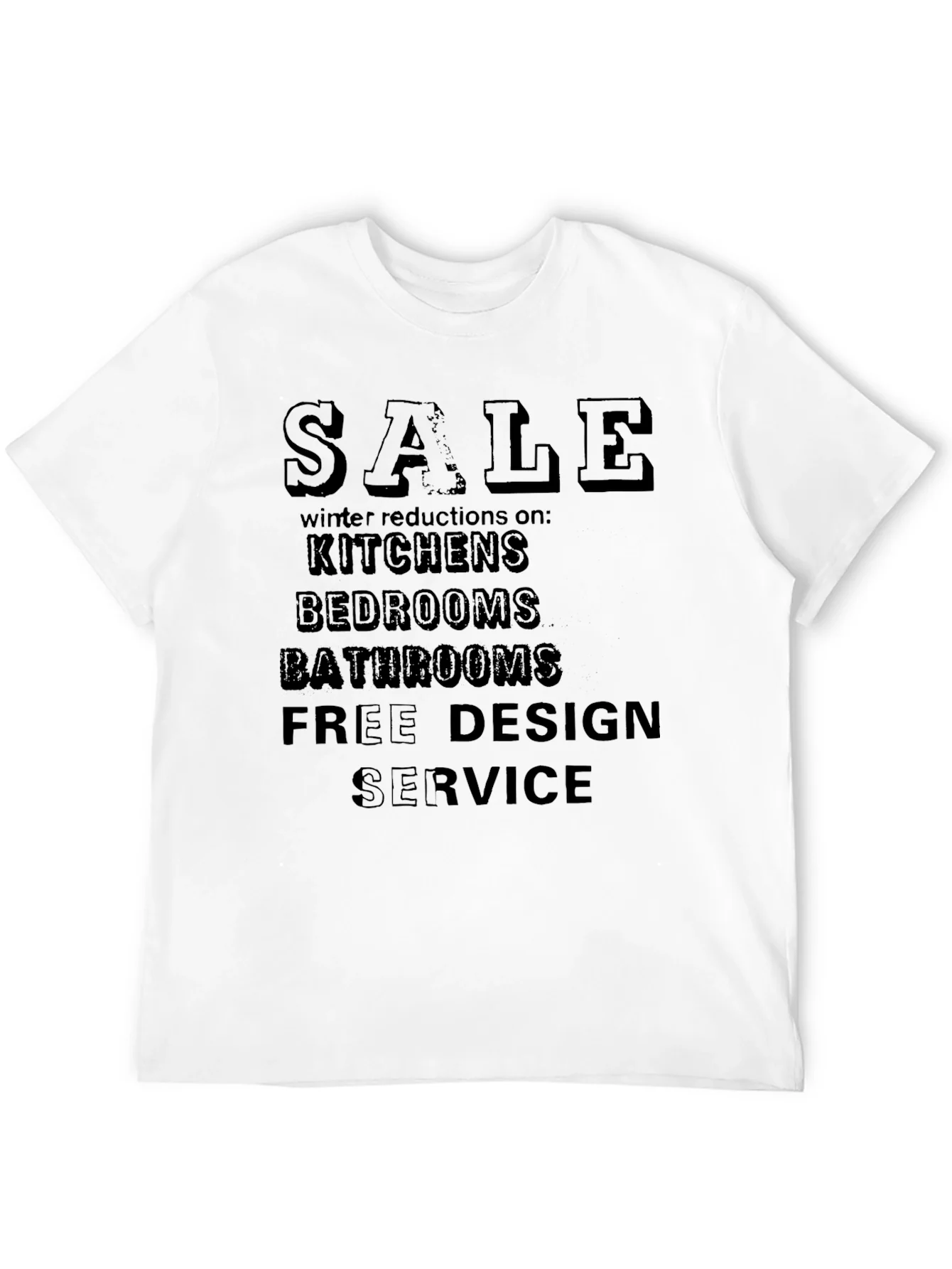 Camiseta Negra de Invierno con Dise?o de Oferta