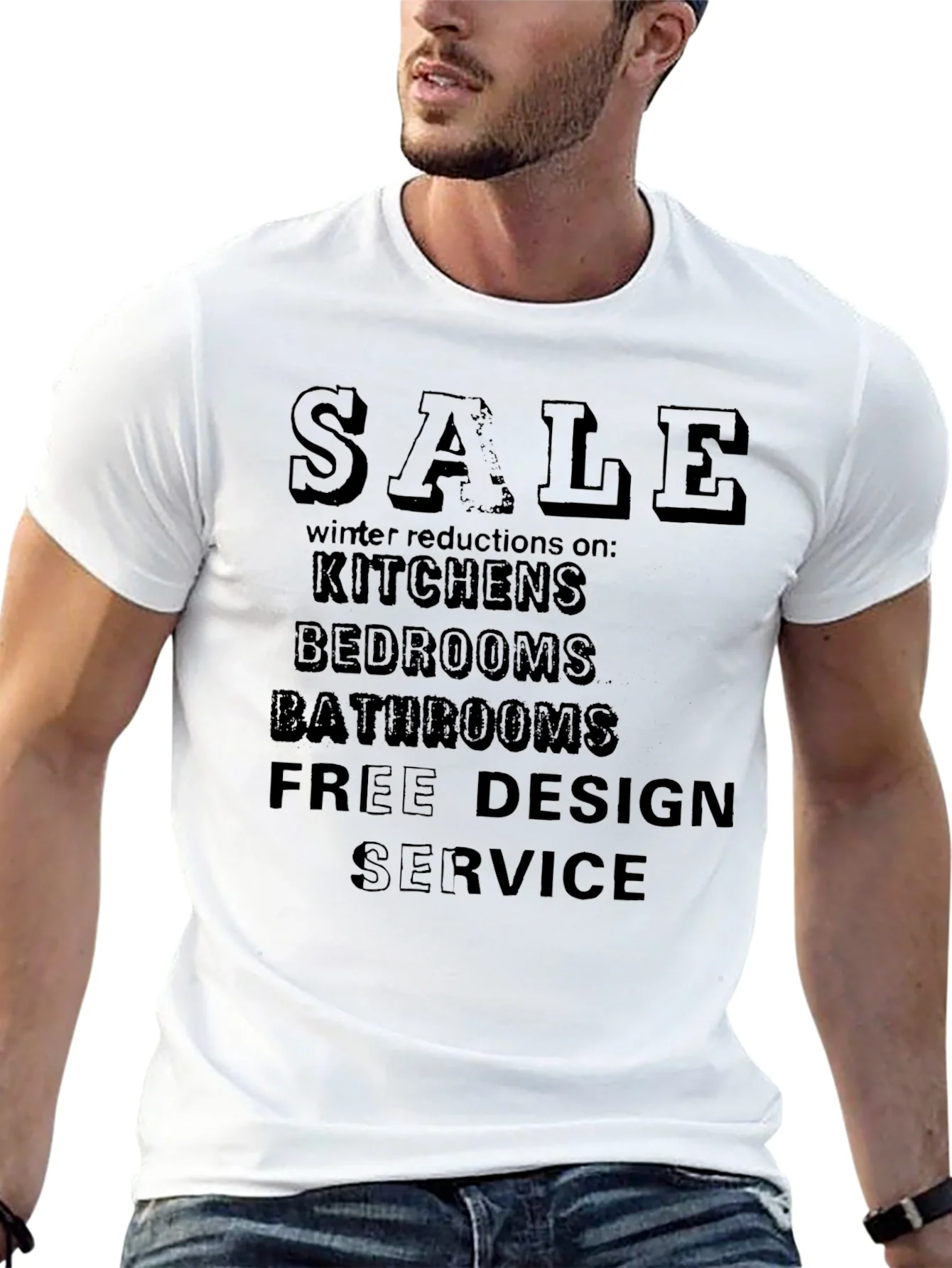 Camiseta Negra de Invierno con Dise?o de Oferta