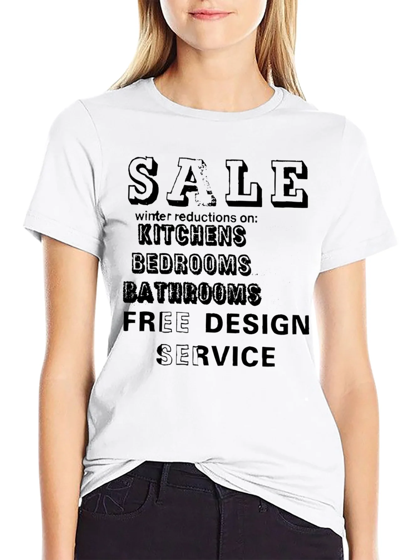 Camiseta Negra de Invierno con Dise?o de Oferta