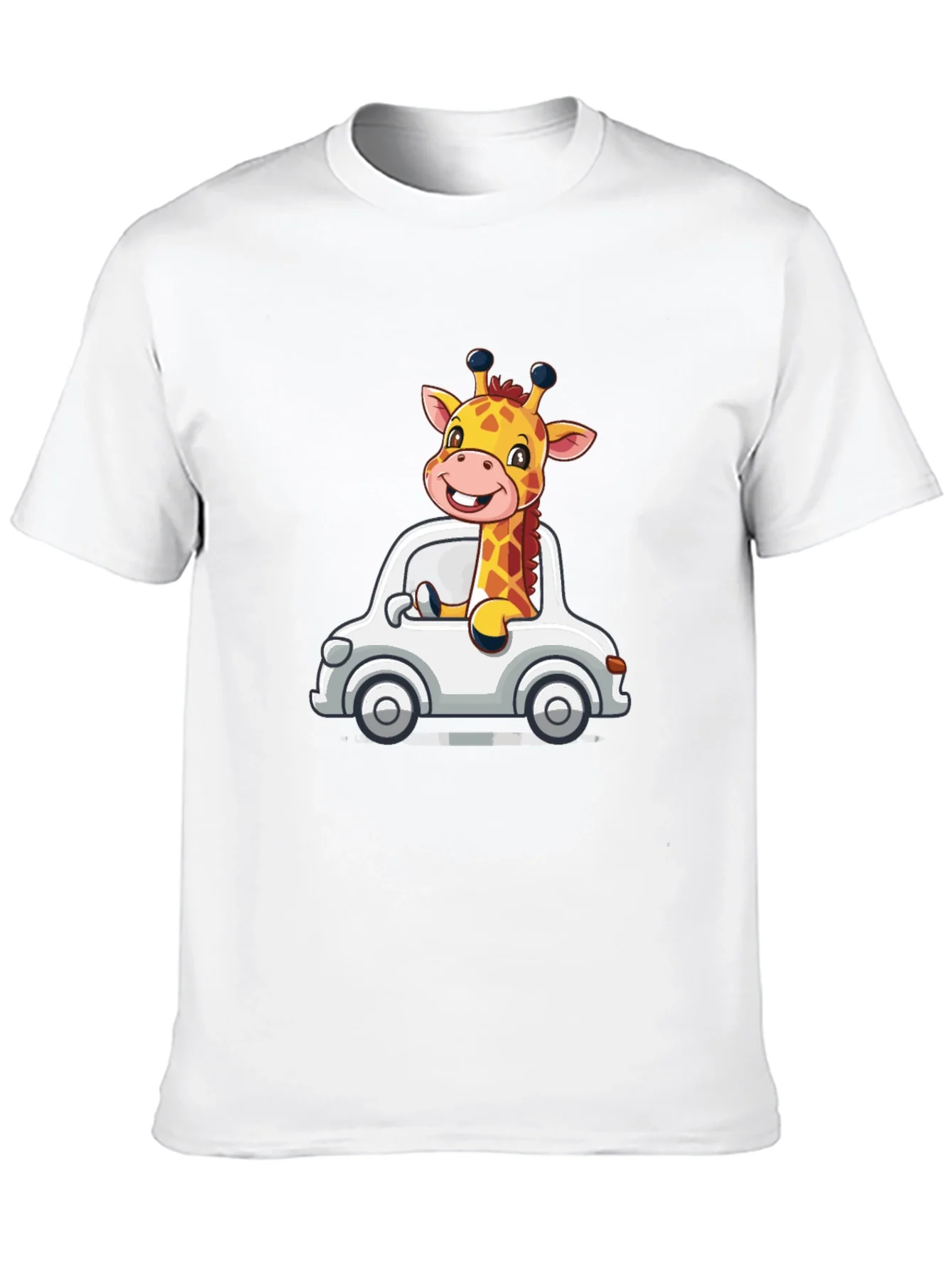 Rebbecca Giraffe Car Graphic T-Shirt