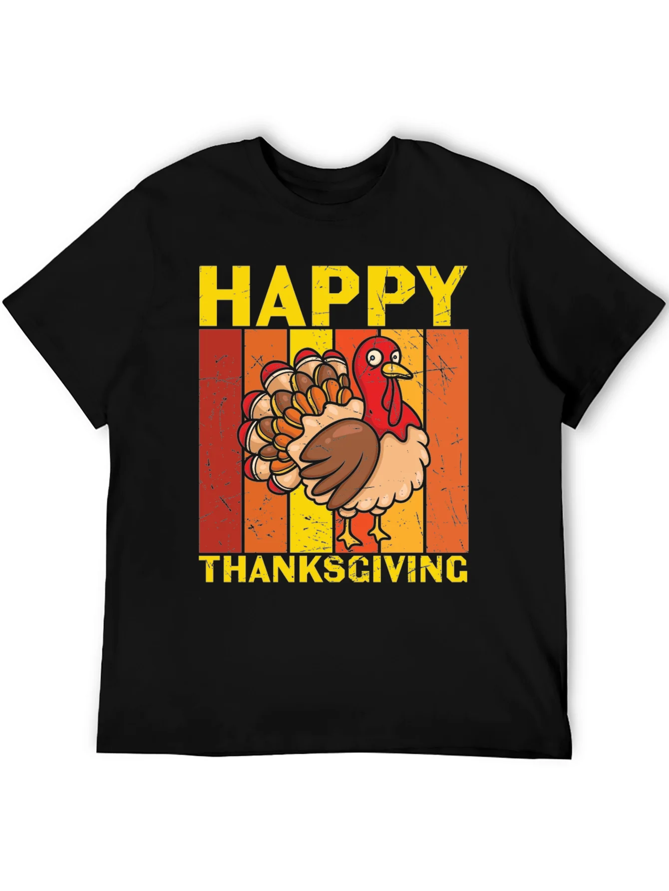 Camiseta de Acci¨®n de Gracias con Pavo Feliz