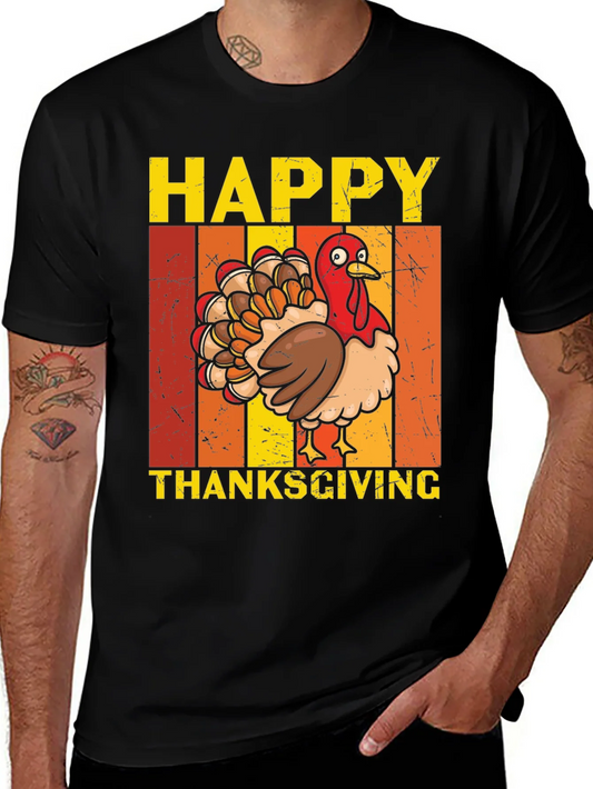 Camiseta de Acci¨®n de Gracias con Pavo Feliz